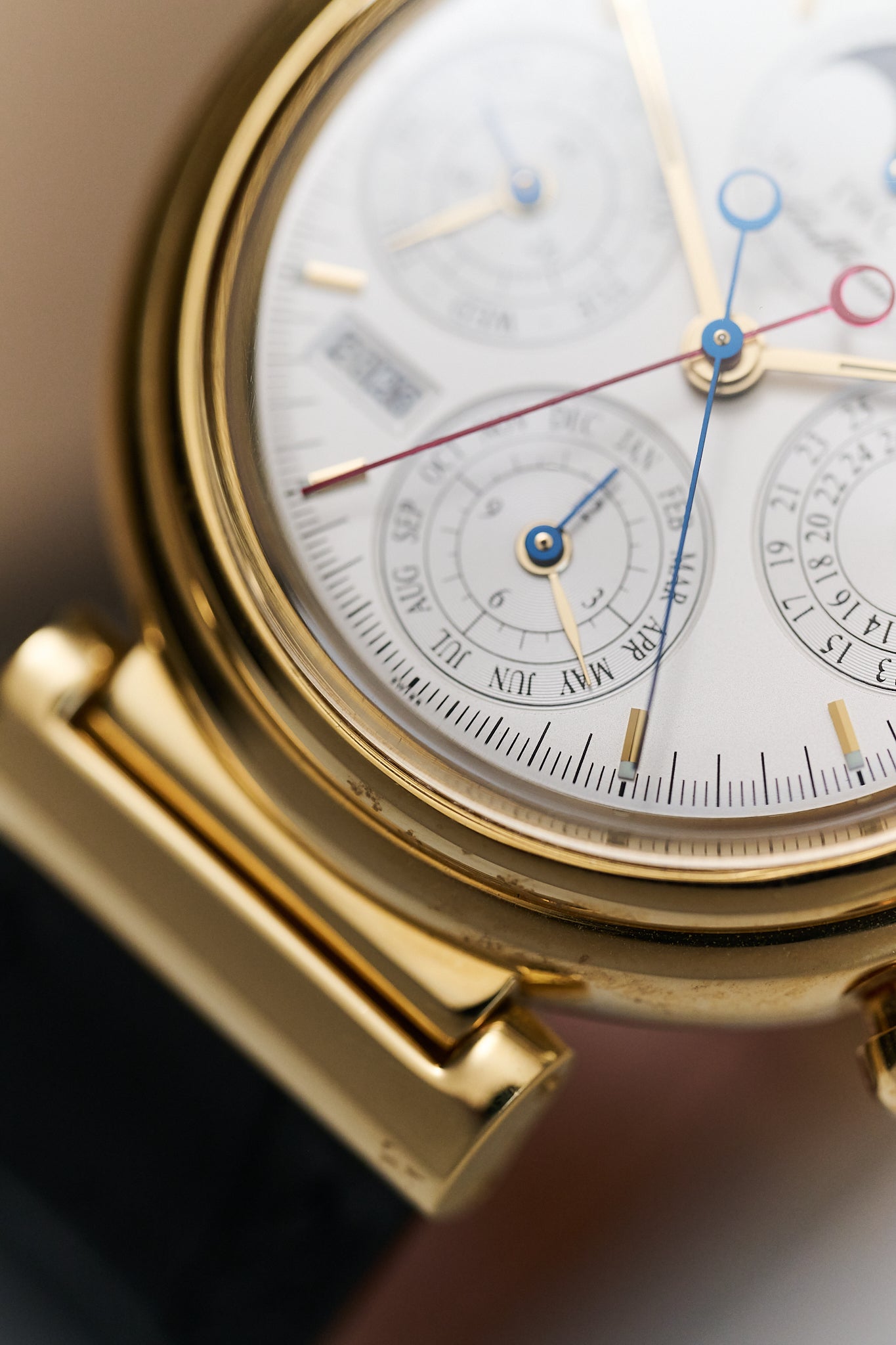 IWC DA VINCI 18K YELLOW GOLD PERPETUAL CALENDAR CHRONOGRAPH 'RATTRAPANTE'