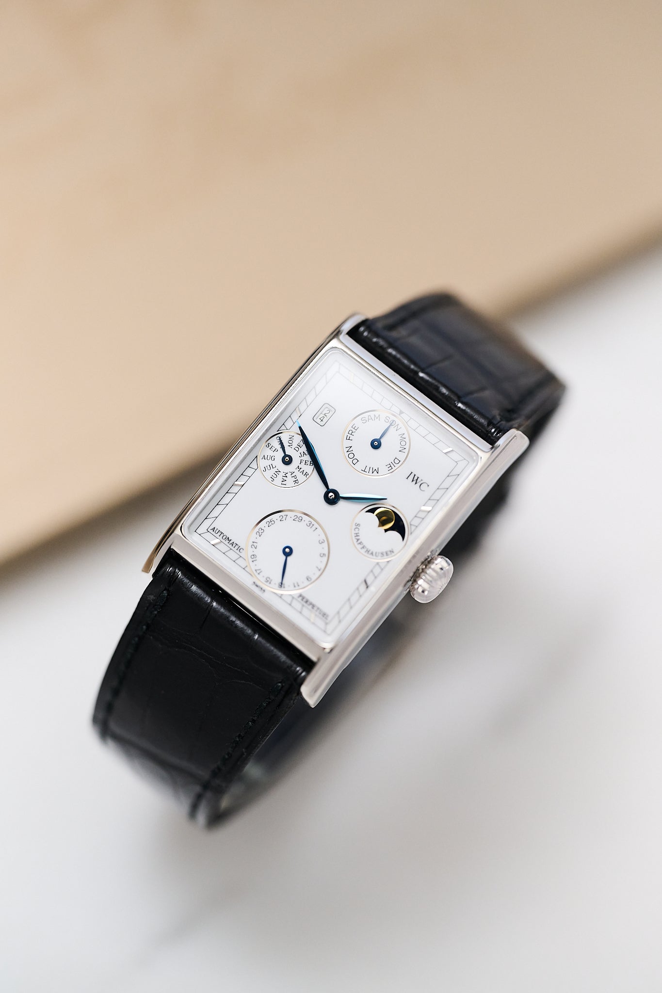 IWC NOVECENTO PERPETUAL CALENDAR IW3545 'PLATINUM'