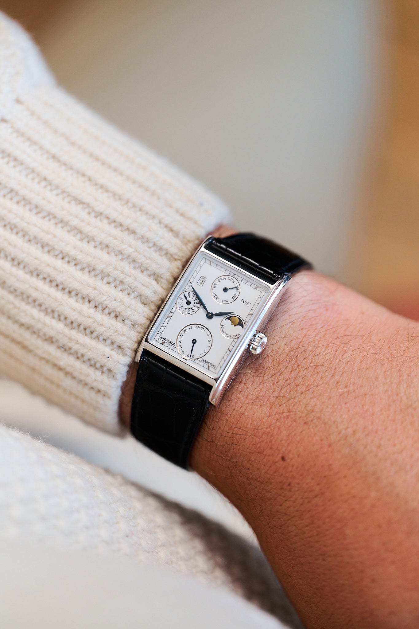 IWC NOVECENTO PERPETUAL CALENDAR IW3545 'PLATINUM'
