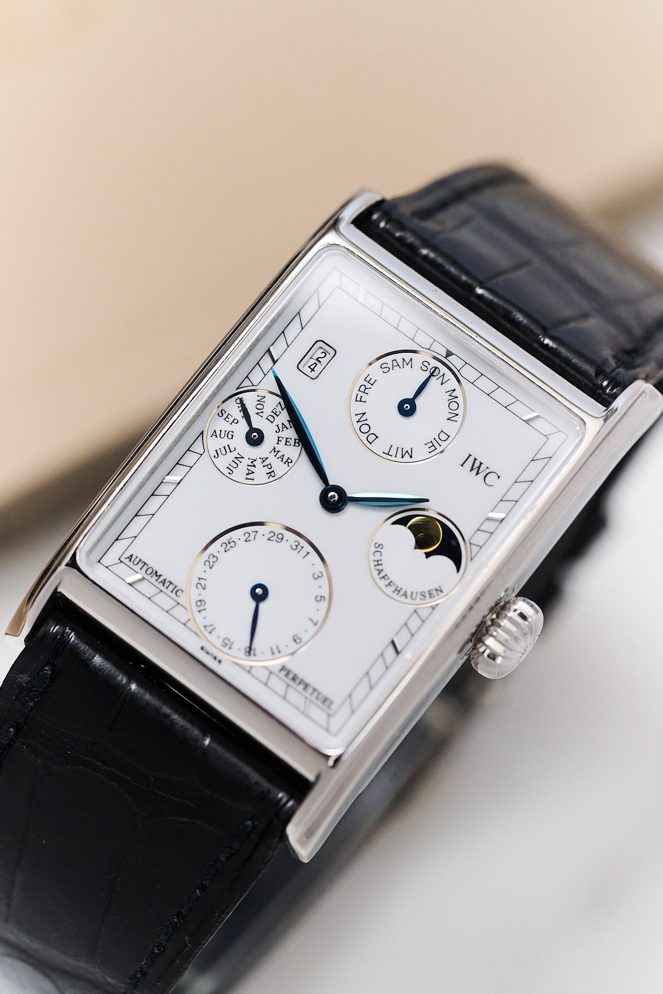 IWC NOVECENTO PERPETUAL CALENDAR IW3545 'PLATINUM'
