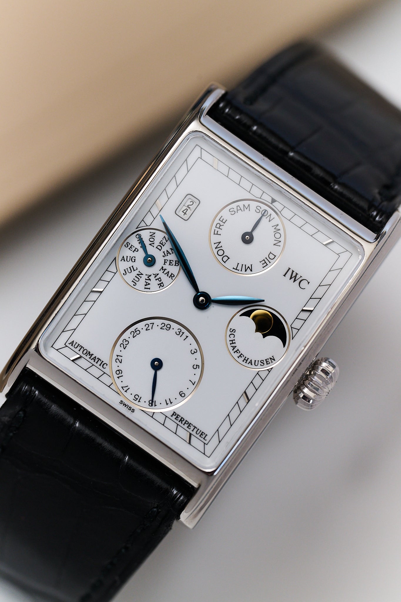 IWC NOVECENTO PERPETUAL CALENDAR IW3545 'PLATINUM'