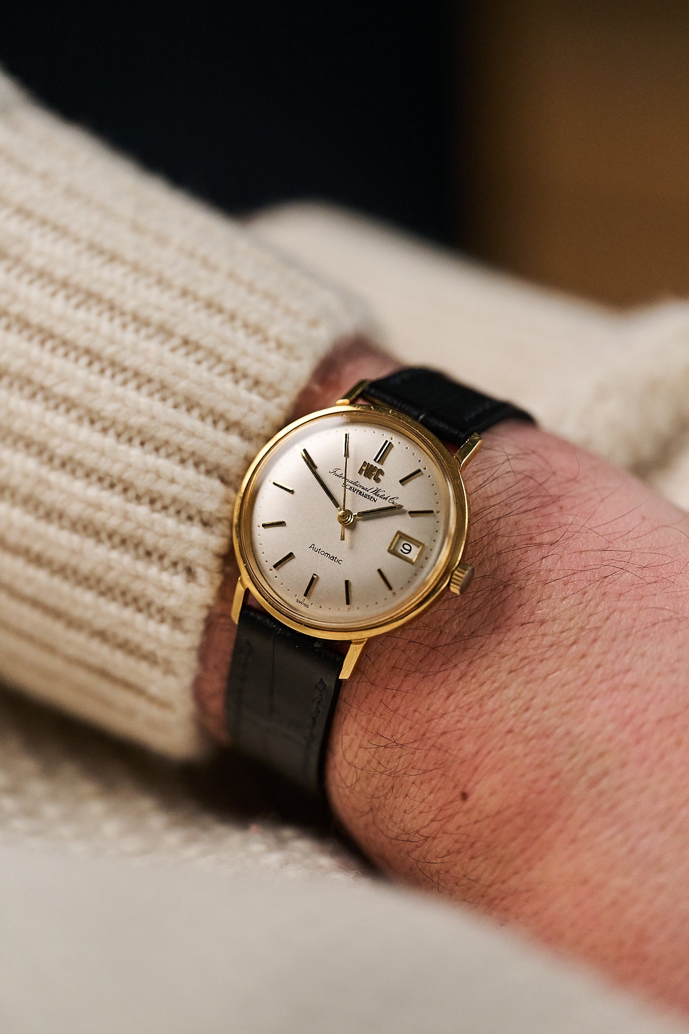 IWC 'PELLATON' 18K YELLOW GOLD