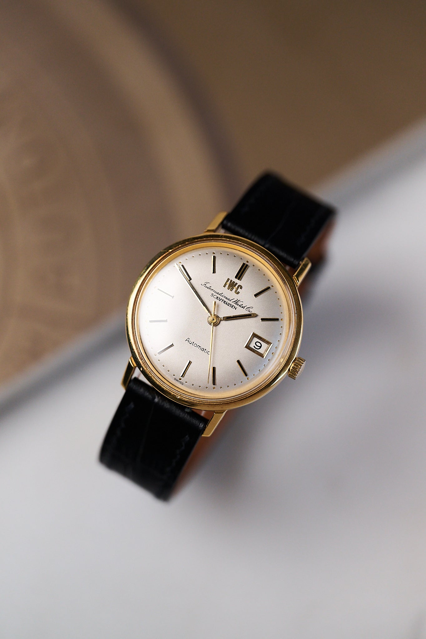 IWC 'PELLATON' 18K YELLOW GOLD