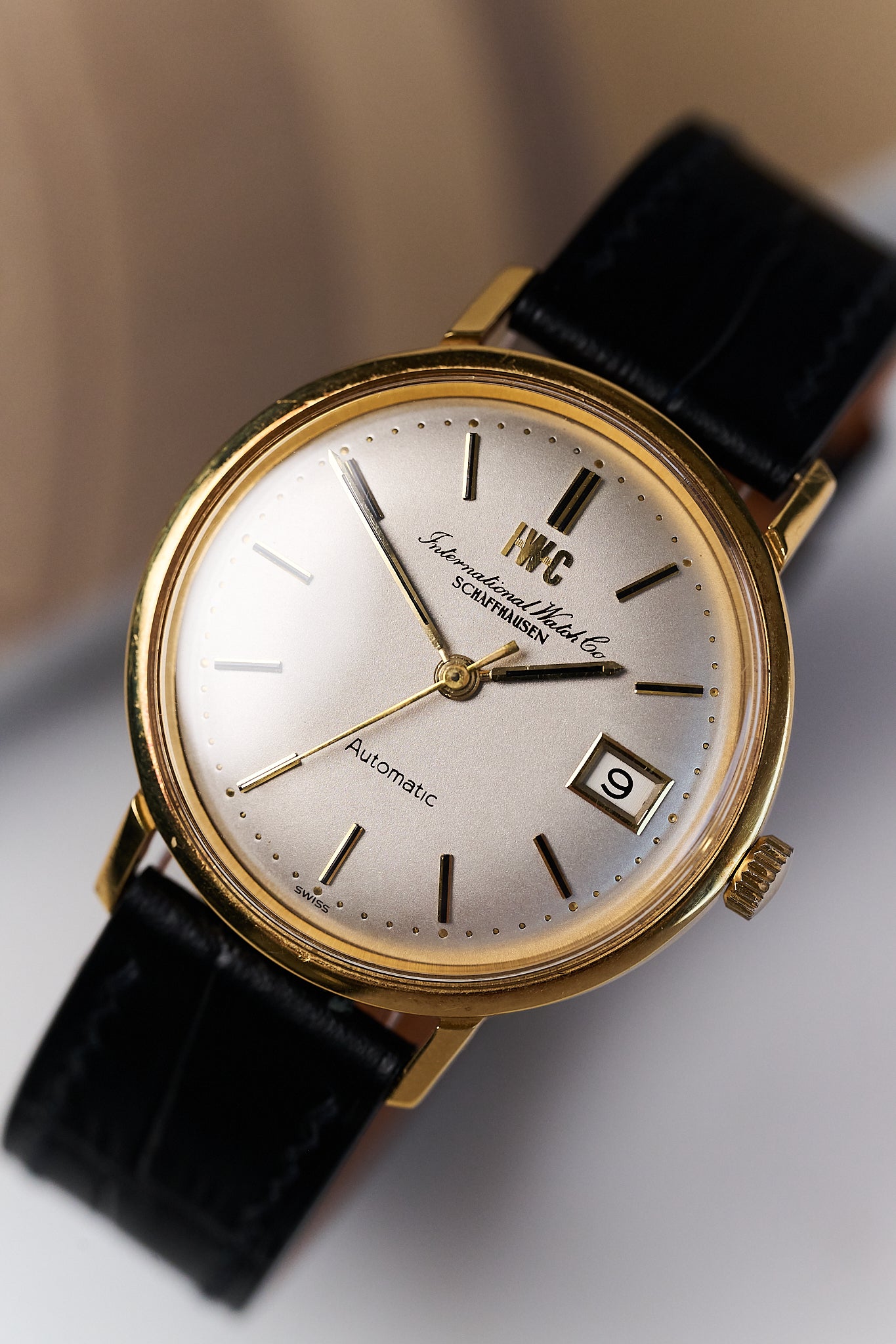 IWC 'PELLATON' 18K YELLOW GOLD