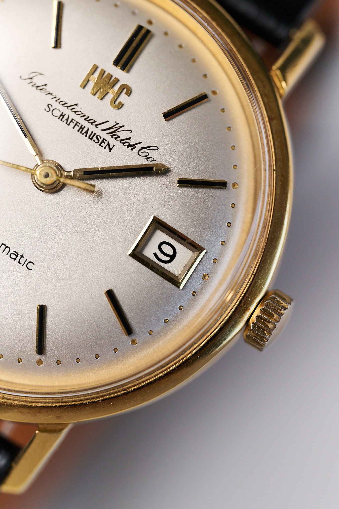 IWC 'PELLATON' 18K YELLOW GOLD