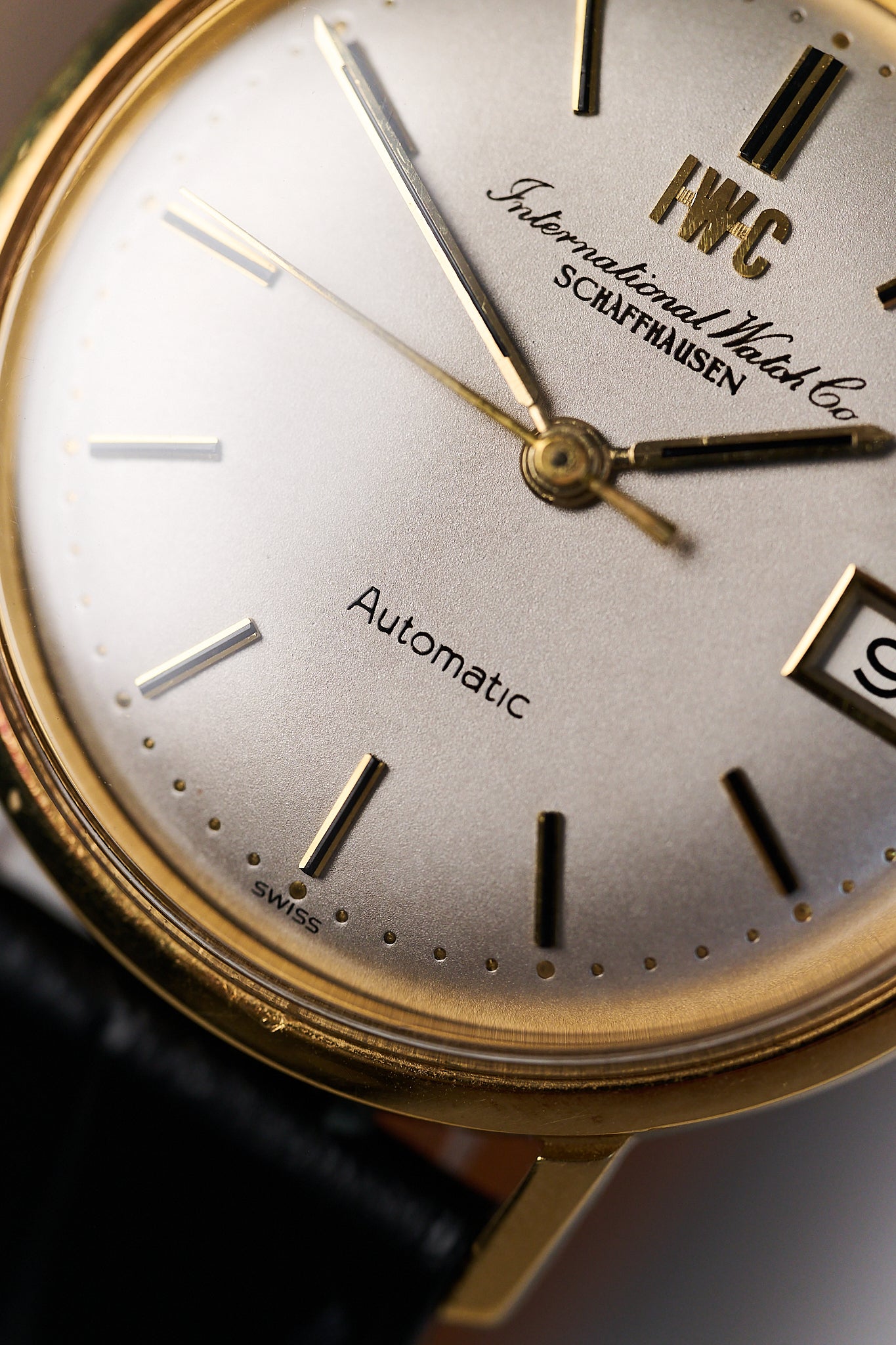 IWC 'PELLATON' 18K YELLOW GOLD