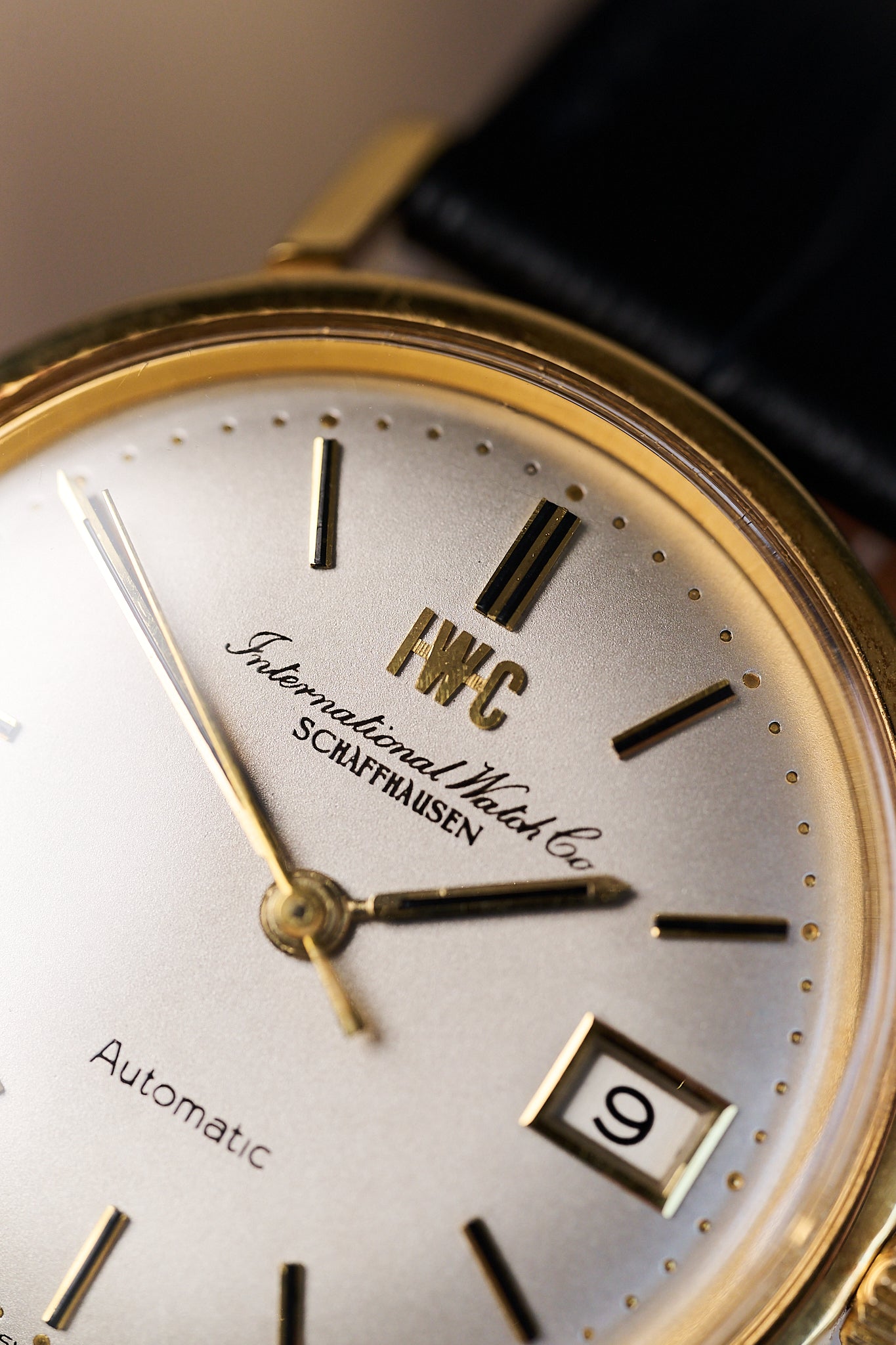 IWC 'PELLATON' 18K YELLOW GOLD
