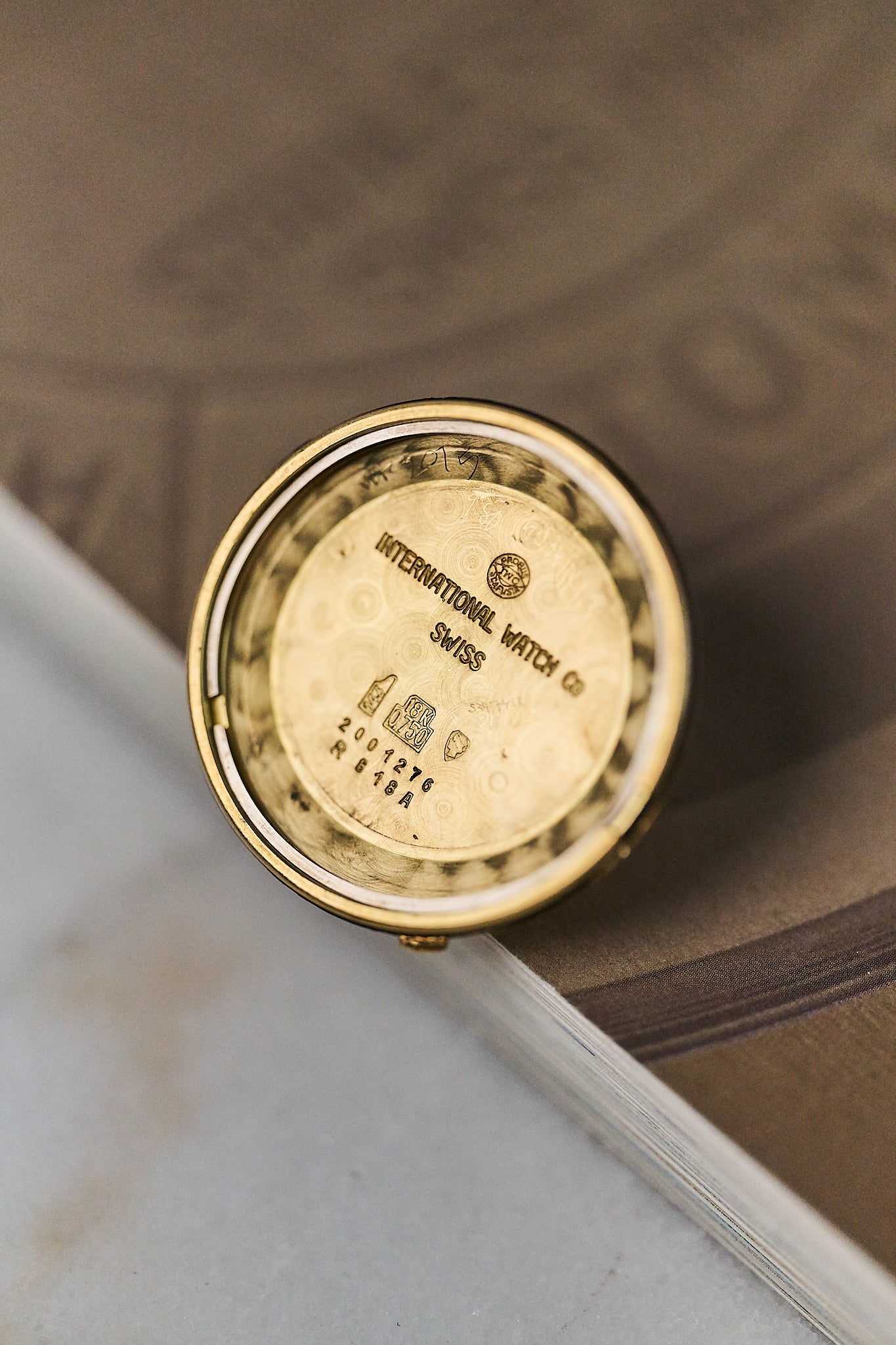 IWC 'PELLATON' 18K YELLOW GOLD