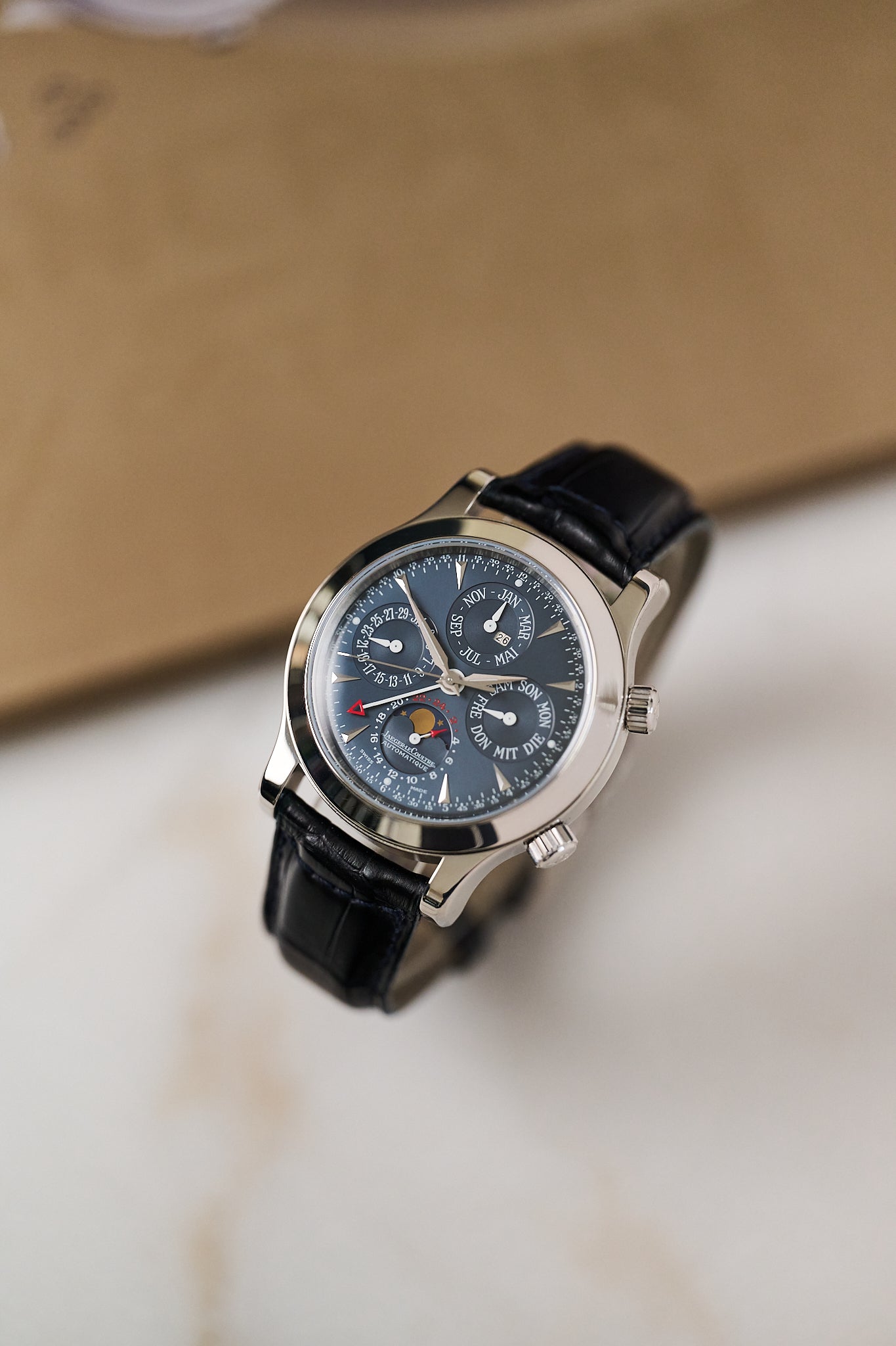 JAEGER-LECOULTRE GRANDE MEMOVOX PERPETUAL CALENDAR 'PLATINUM' LIMITED TO 250
