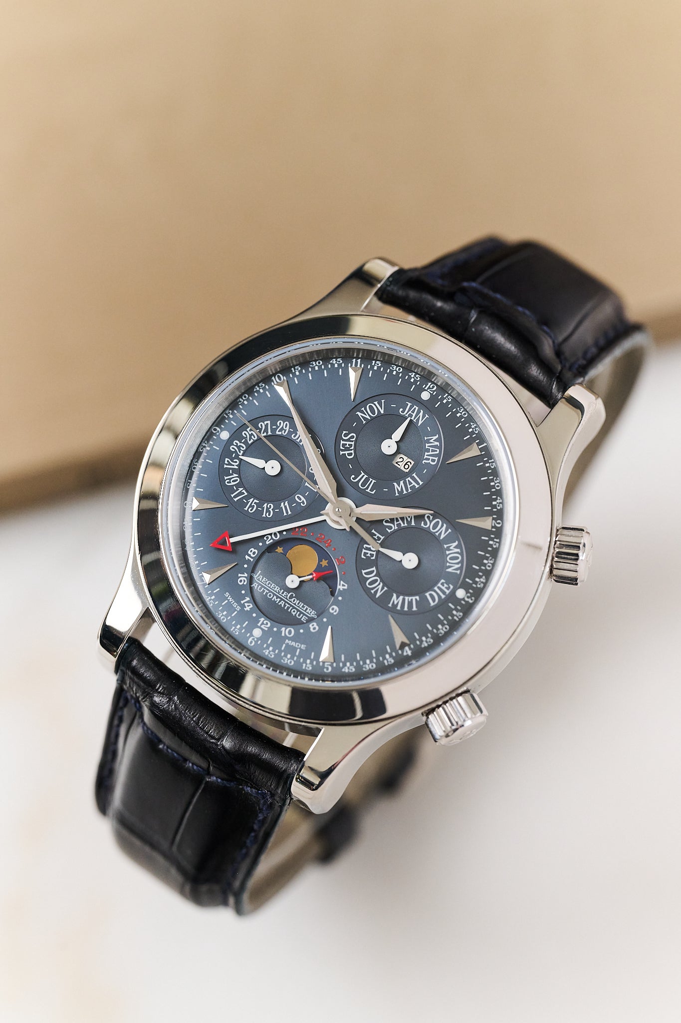 JAEGER-LECOULTRE GRANDE MEMOVOX PERPETUAL CALENDAR 'PLATINUM' LIMITED TO 250