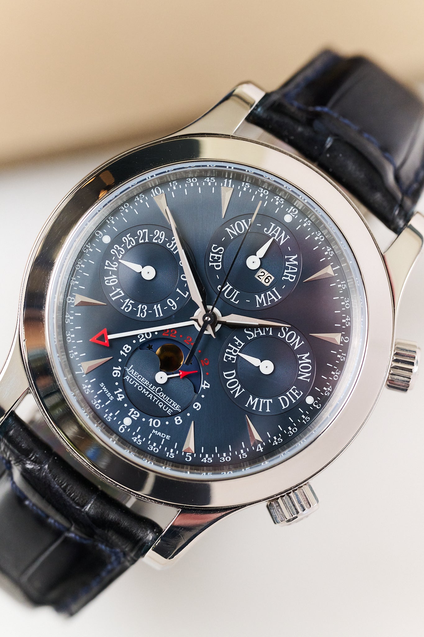 JAEGER-LECOULTRE GRANDE MEMOVOX PERPETUAL CALENDAR 'PLATINUM' LIMITED TO 250