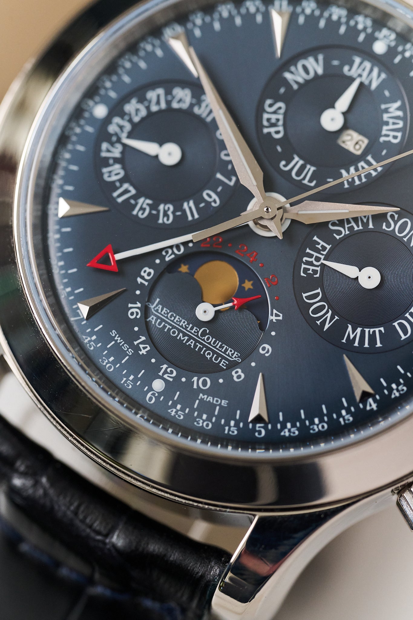 JAEGER-LECOULTRE GRANDE MEMOVOX PERPETUAL CALENDAR 'PLATINUM' LIMITED TO 250