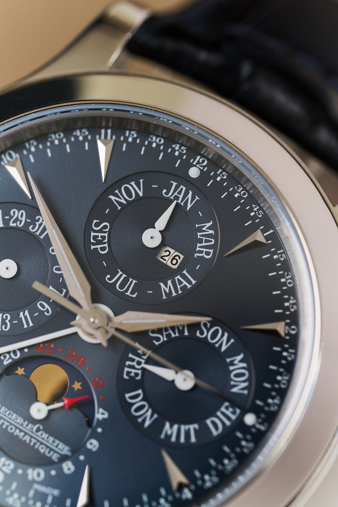 JAEGER-LECOULTRE GRANDE MEMOVOX PERPETUAL CALENDAR 'PLATINUM' LIMITED TO 250