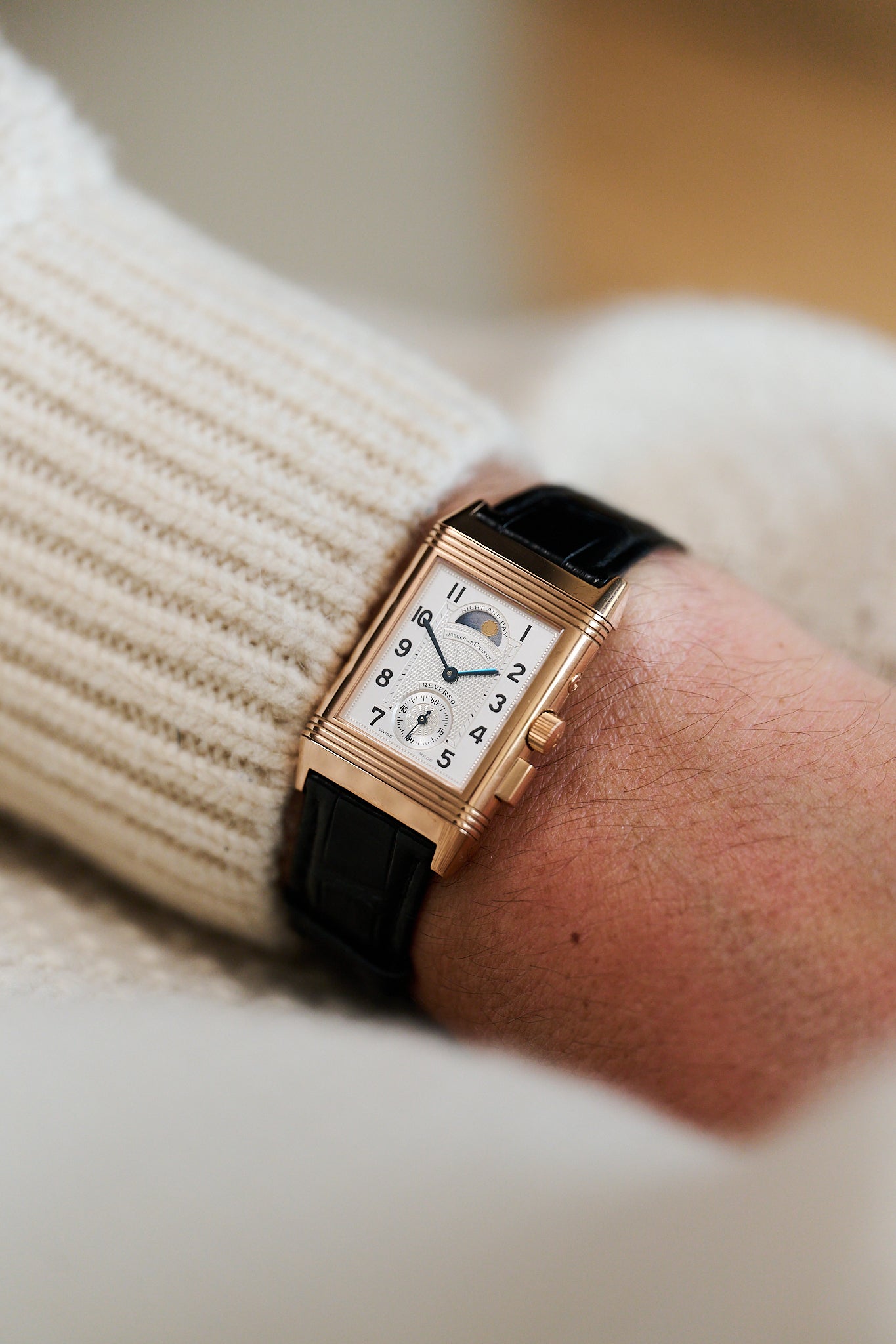 JAEGER-LECOULTRE REVERSO 270.2.58 18K ROSE GOLD 'GÉOGRAPHIQUE' FULL SET