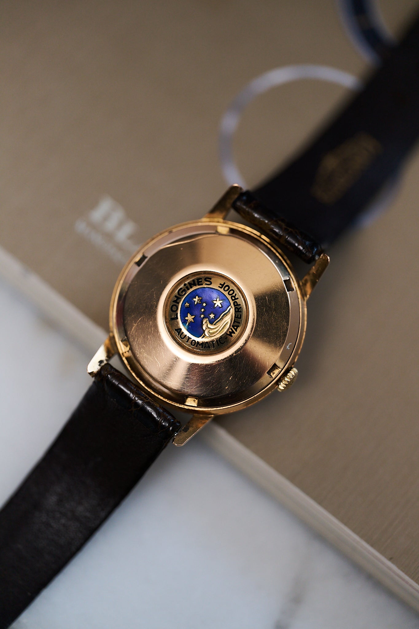 LONGINES CONQUEST 18K ROSE GOLD 'EMIR OF KUWAIT'