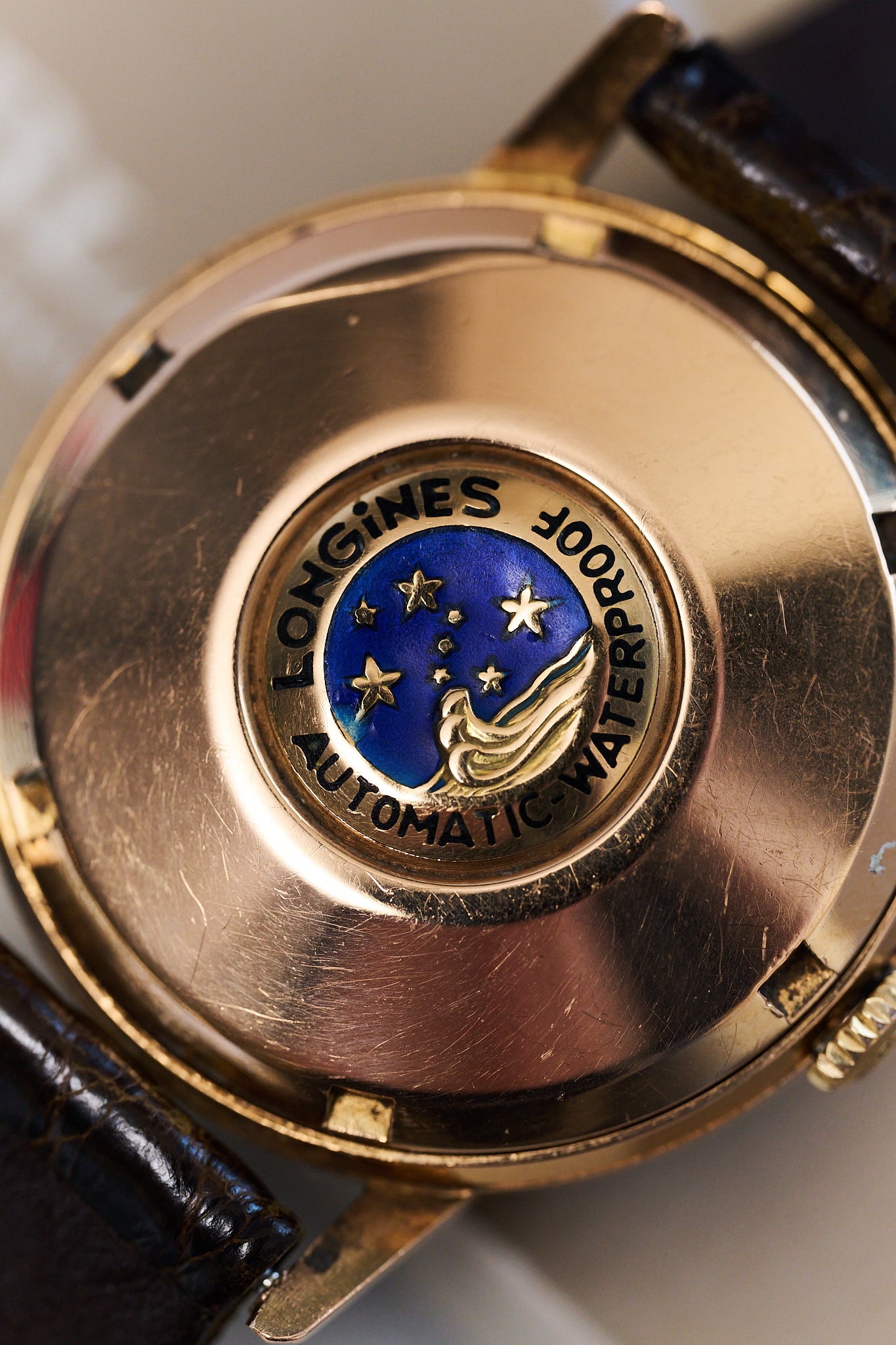 LONGINES CONQUEST 18K ROSE GOLD 'EMIR OF KUWAIT'