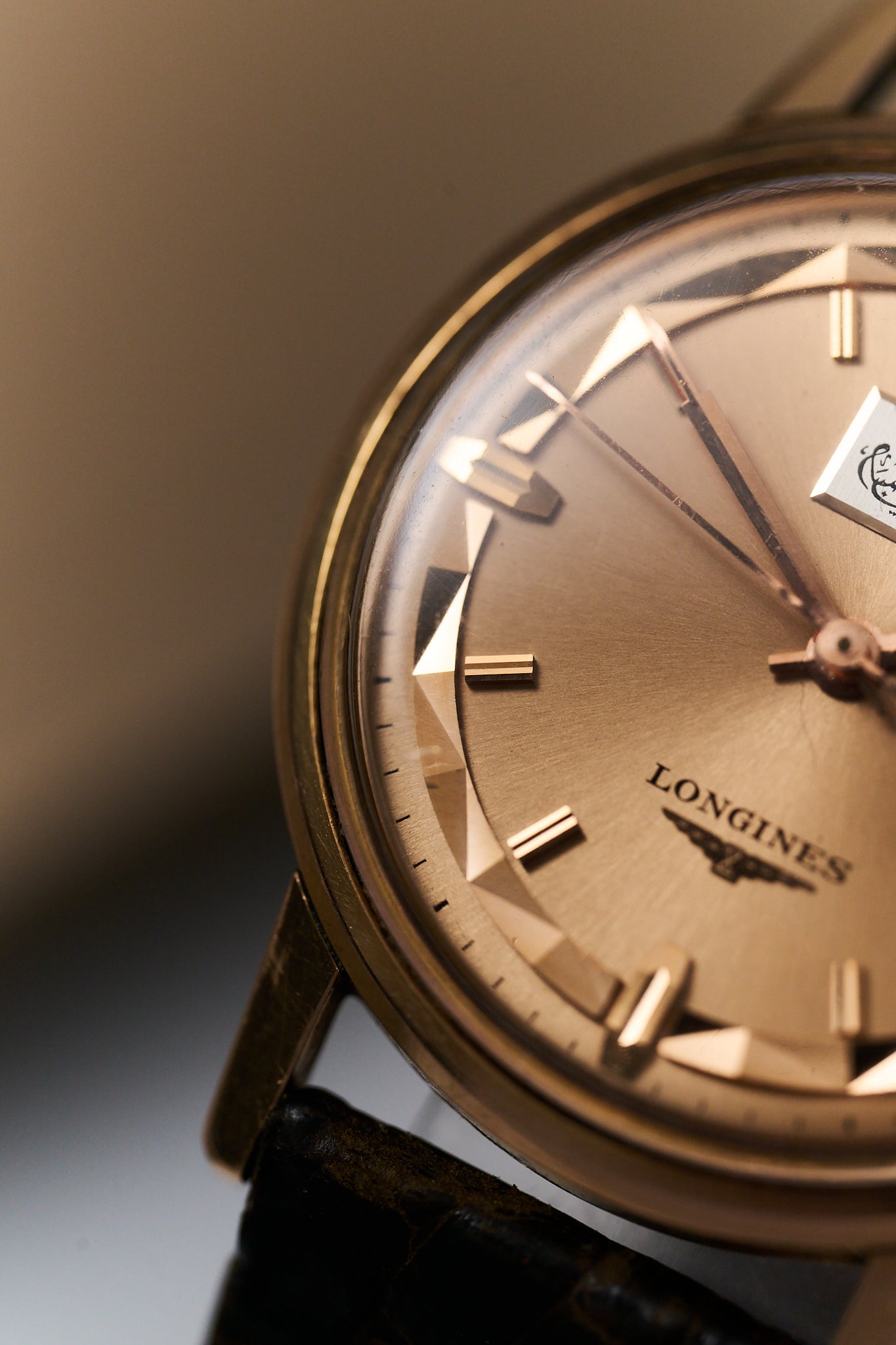 LONGINES CONQUEST 18K ROSE GOLD 'EMIR OF KUWAIT'