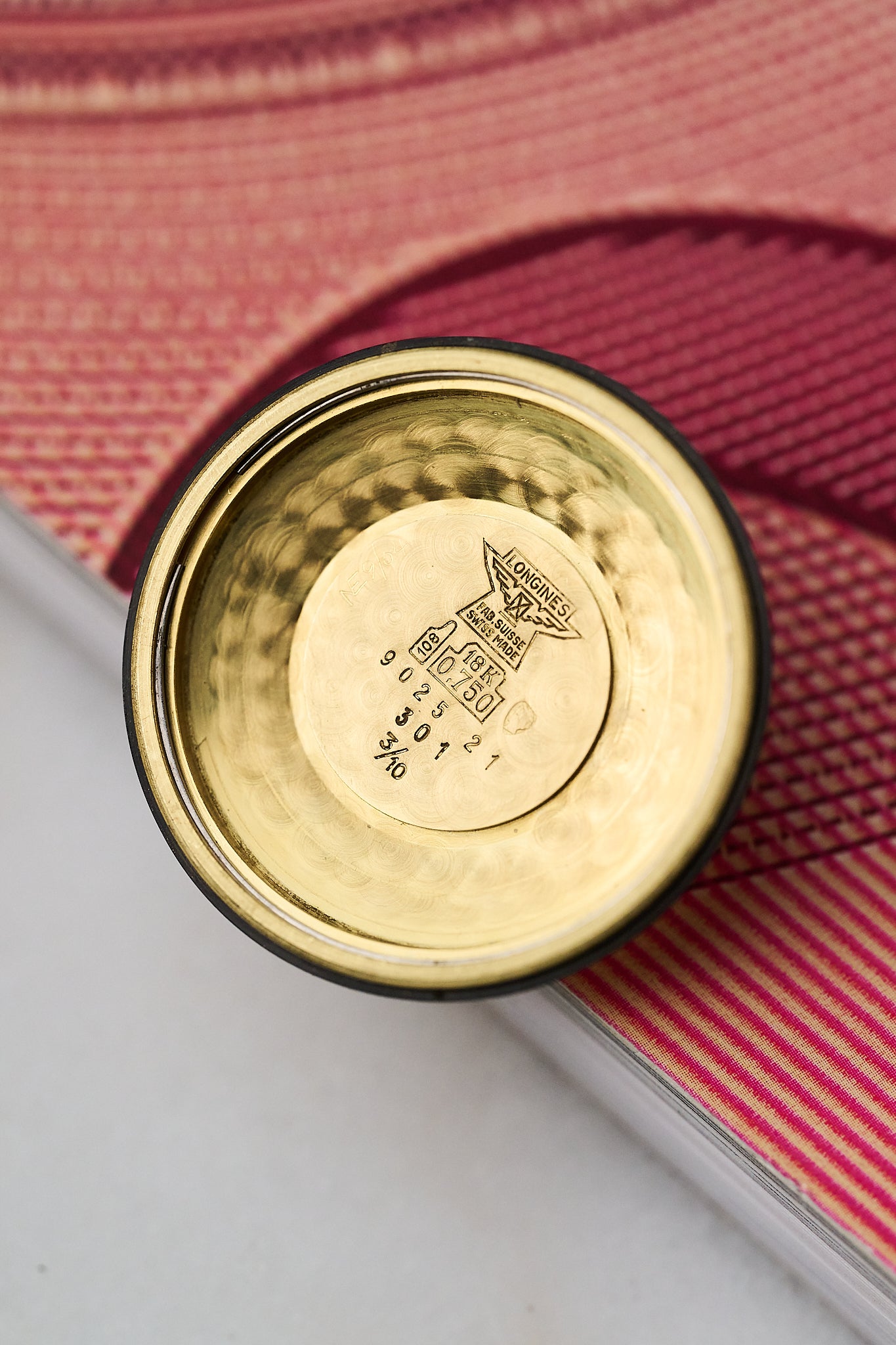 LONGINES 'CONQUEST DELUXE' 18K YELLOW GOLD