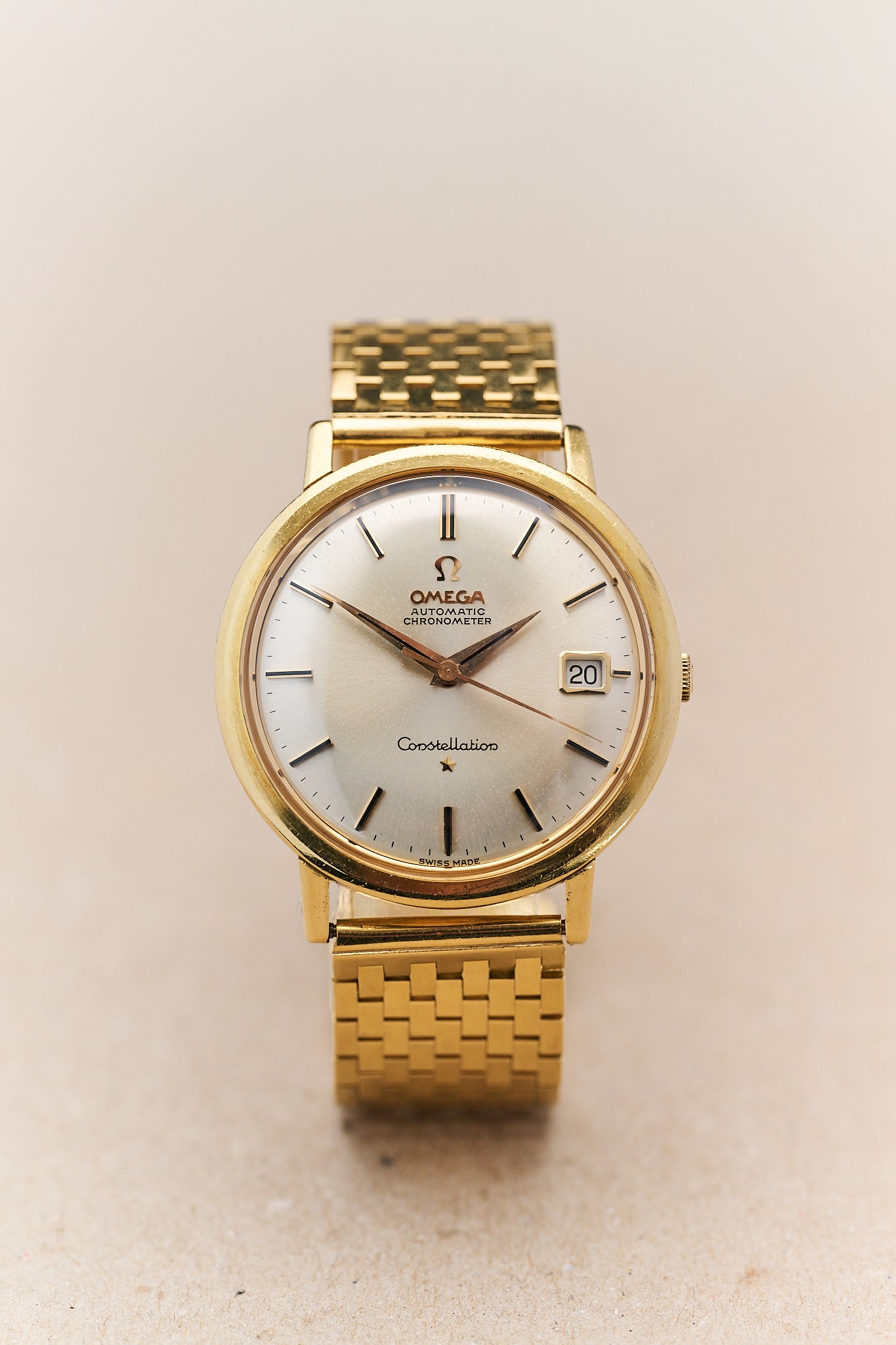 OMEGA CONSTELLATION 168.5004 18K YELLOW GOLD 'DENNISON'