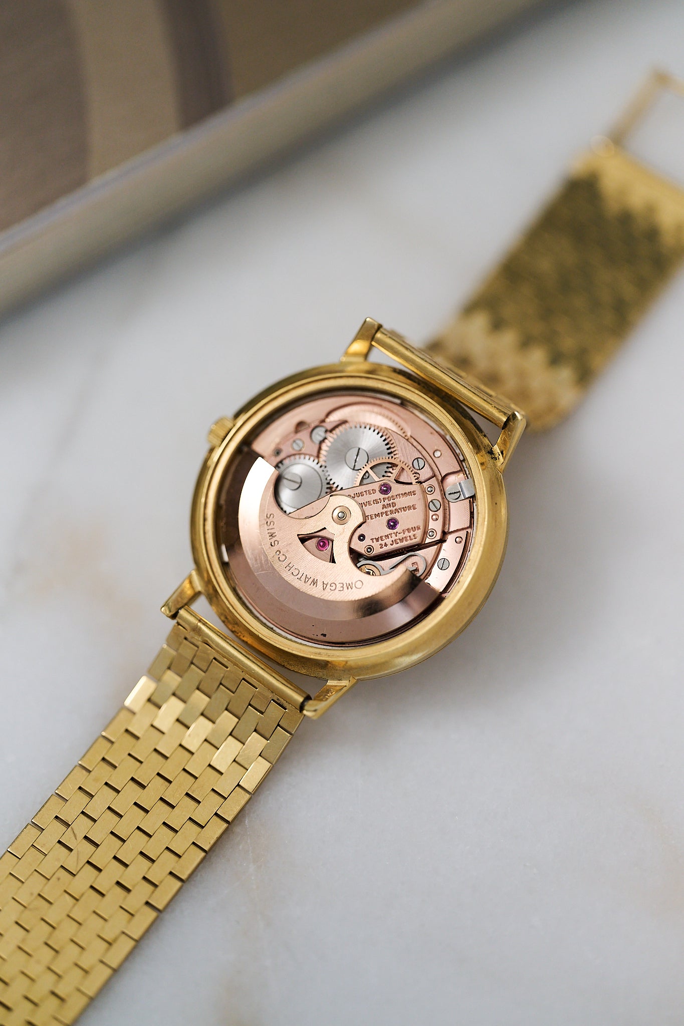 OMEGA CONSTELLATION 168.5004 18K YELLOW GOLD 'DENNISON'