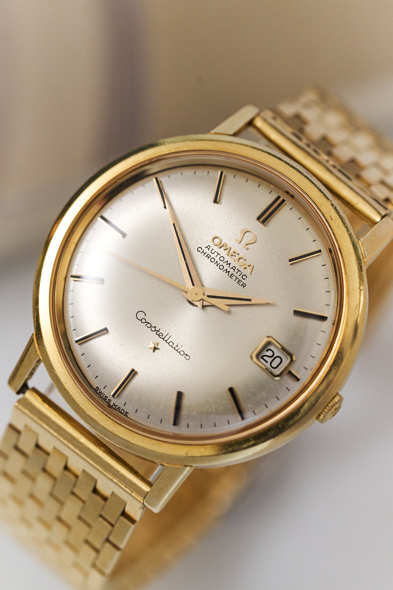 OMEGA CONSTELLATION 168.5004 18K YELLOW GOLD 'DENNISON'