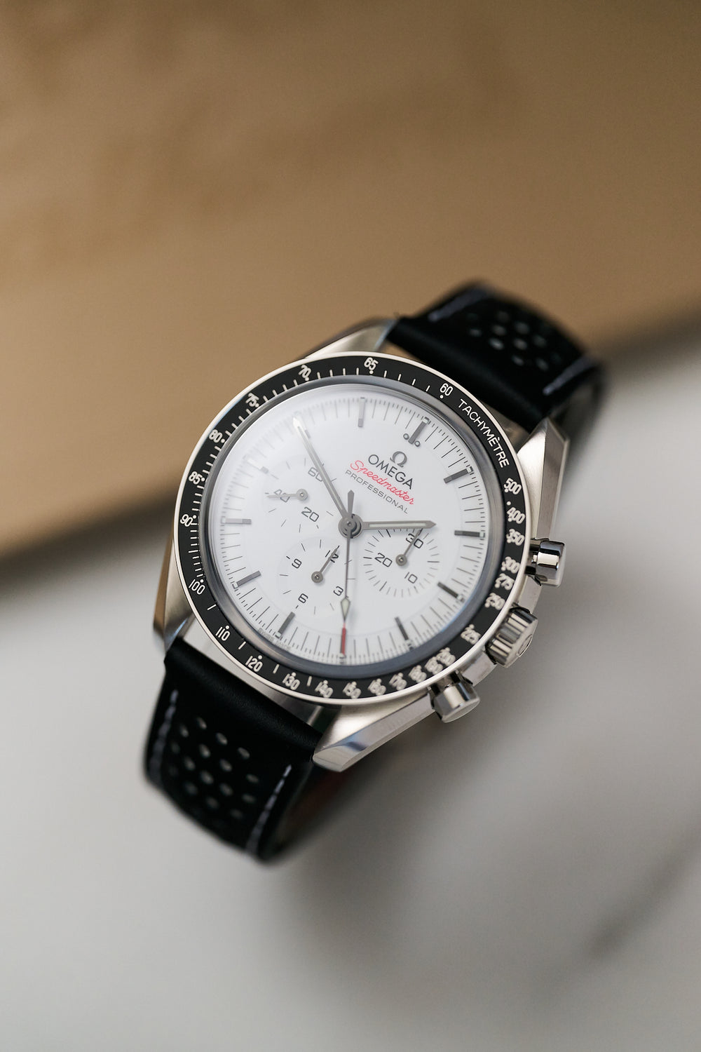 OMEGA SPEEDMASTER PROFESSIONAL MOONWATCH 'WHITE DIAL' UNWORN