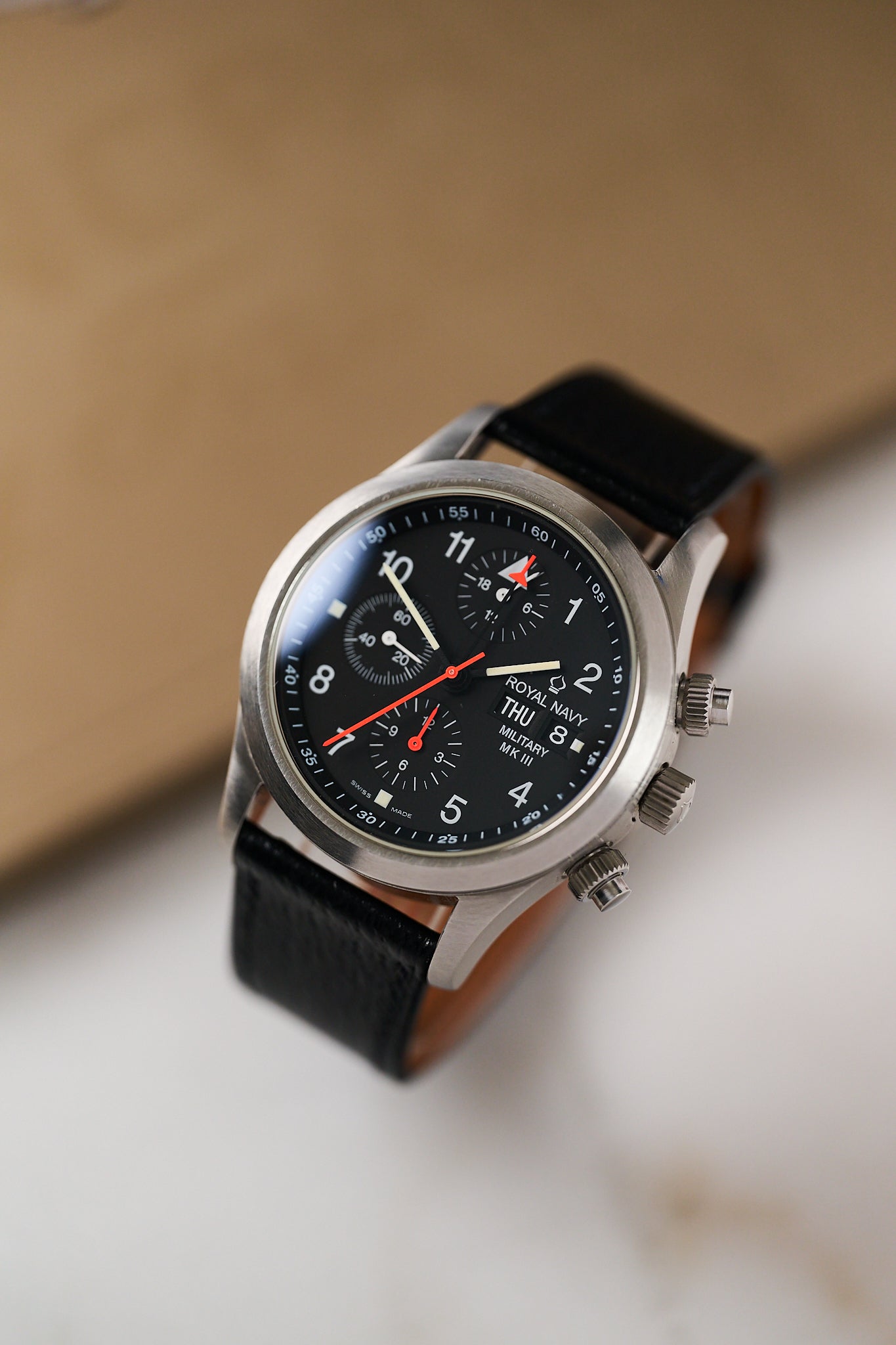 ORFINA 8190 'ROYAL NAVY' MILITARY CHRONOGRAPH MKIII