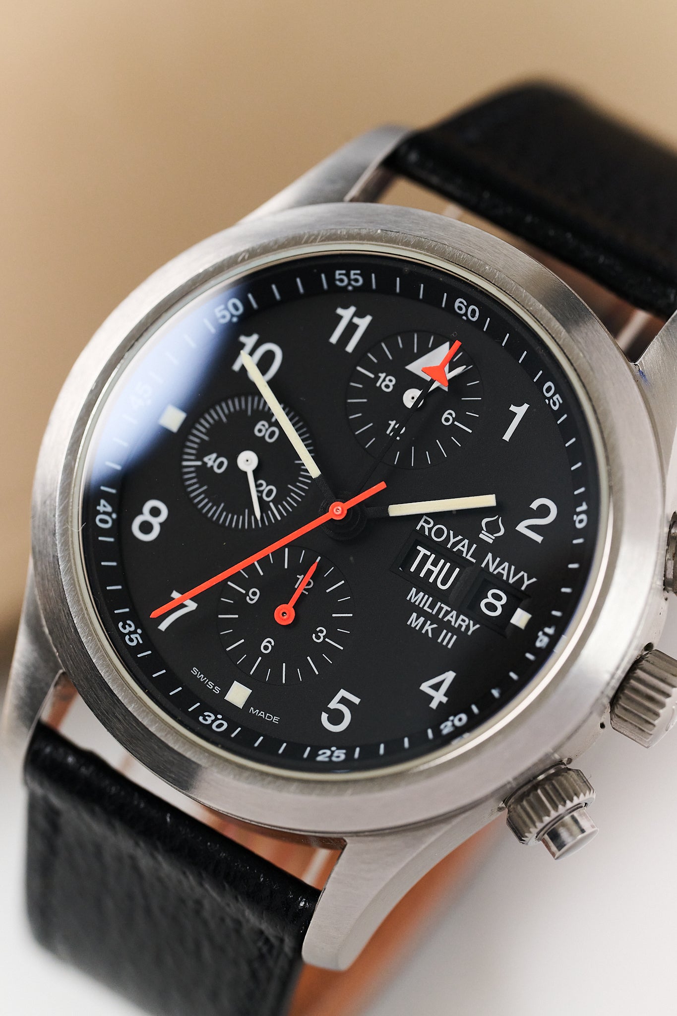 ORFINA 8190 'ROYAL NAVY' MILITARY CHRONOGRAPH MKIII