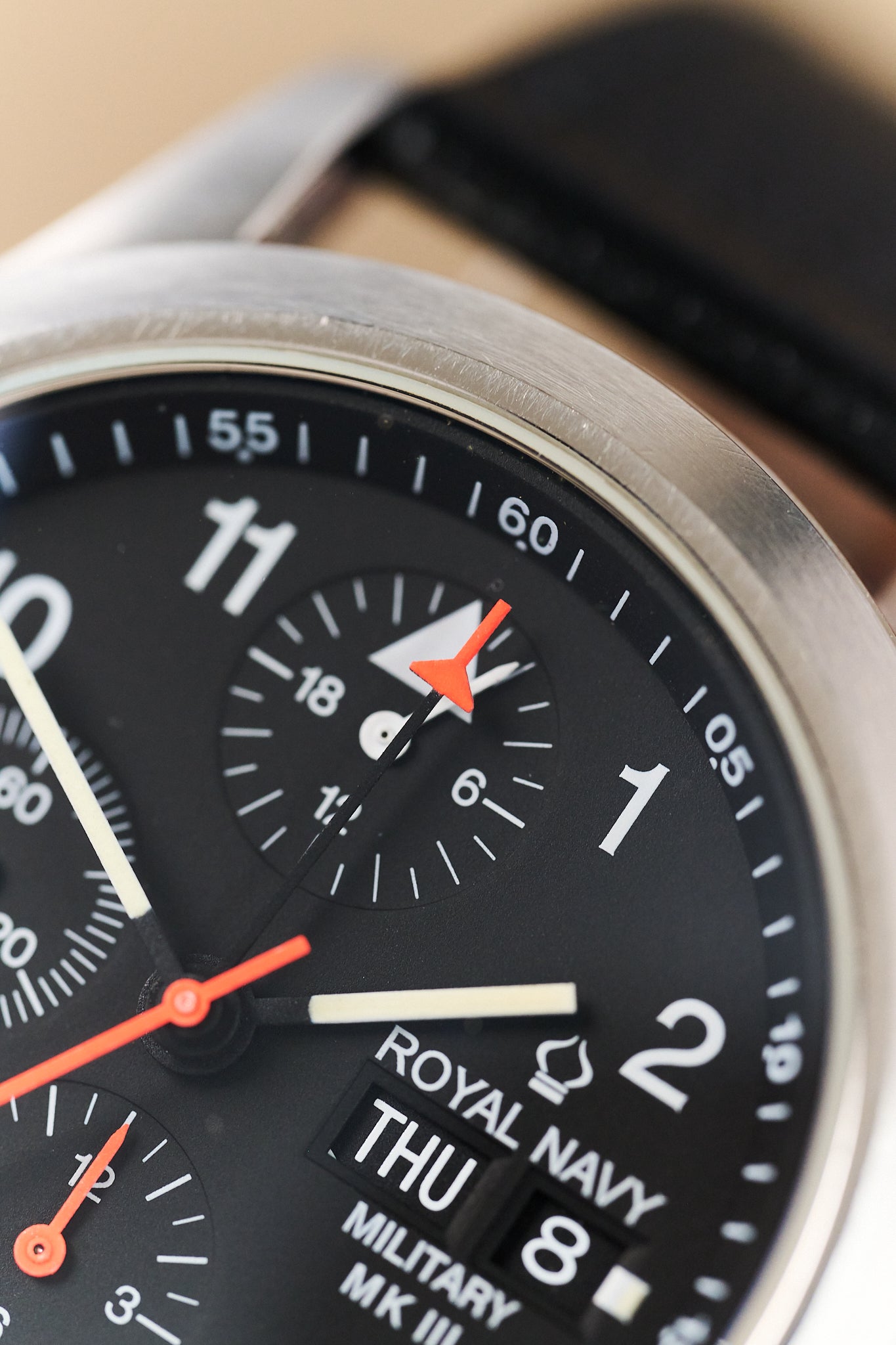 ORFINA 8190 'ROYAL NAVY' MILITARY CHRONOGRAPH MKIII