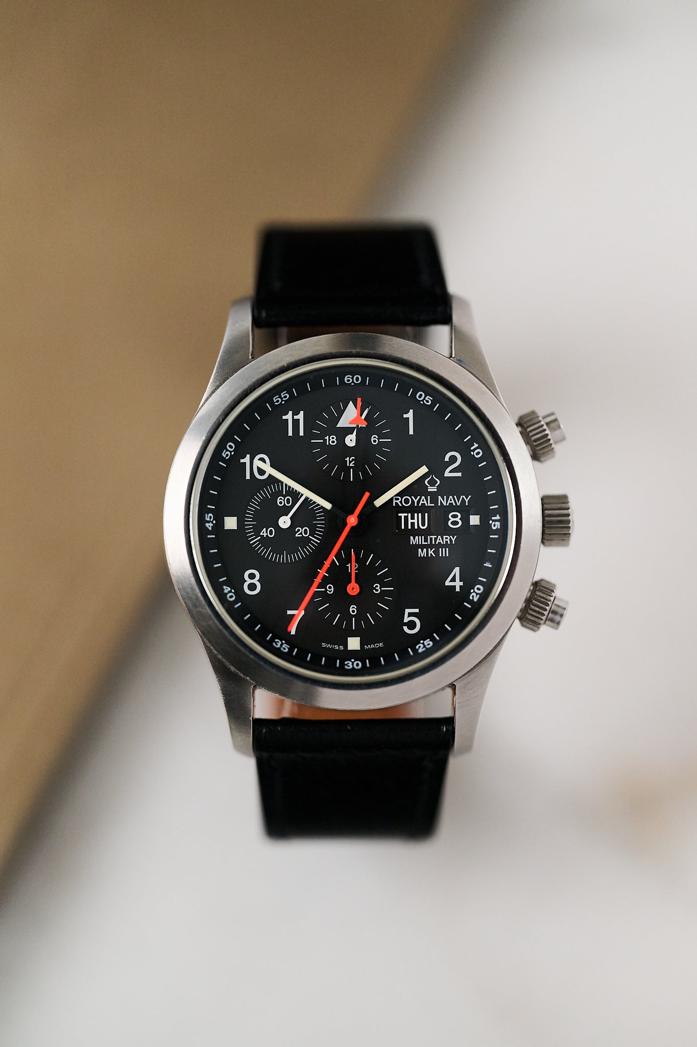 ORFINA 8190 'ROYAL NAVY' MILITARY CHRONOGRAPH MKIII