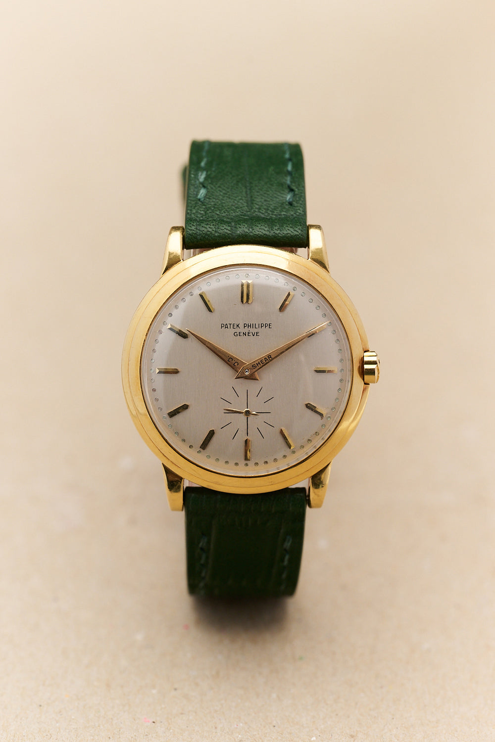 PATEK PHILIPPE CALATRAVA 2552 18K YELLOW GOLD 'DISCO VOLANTE'