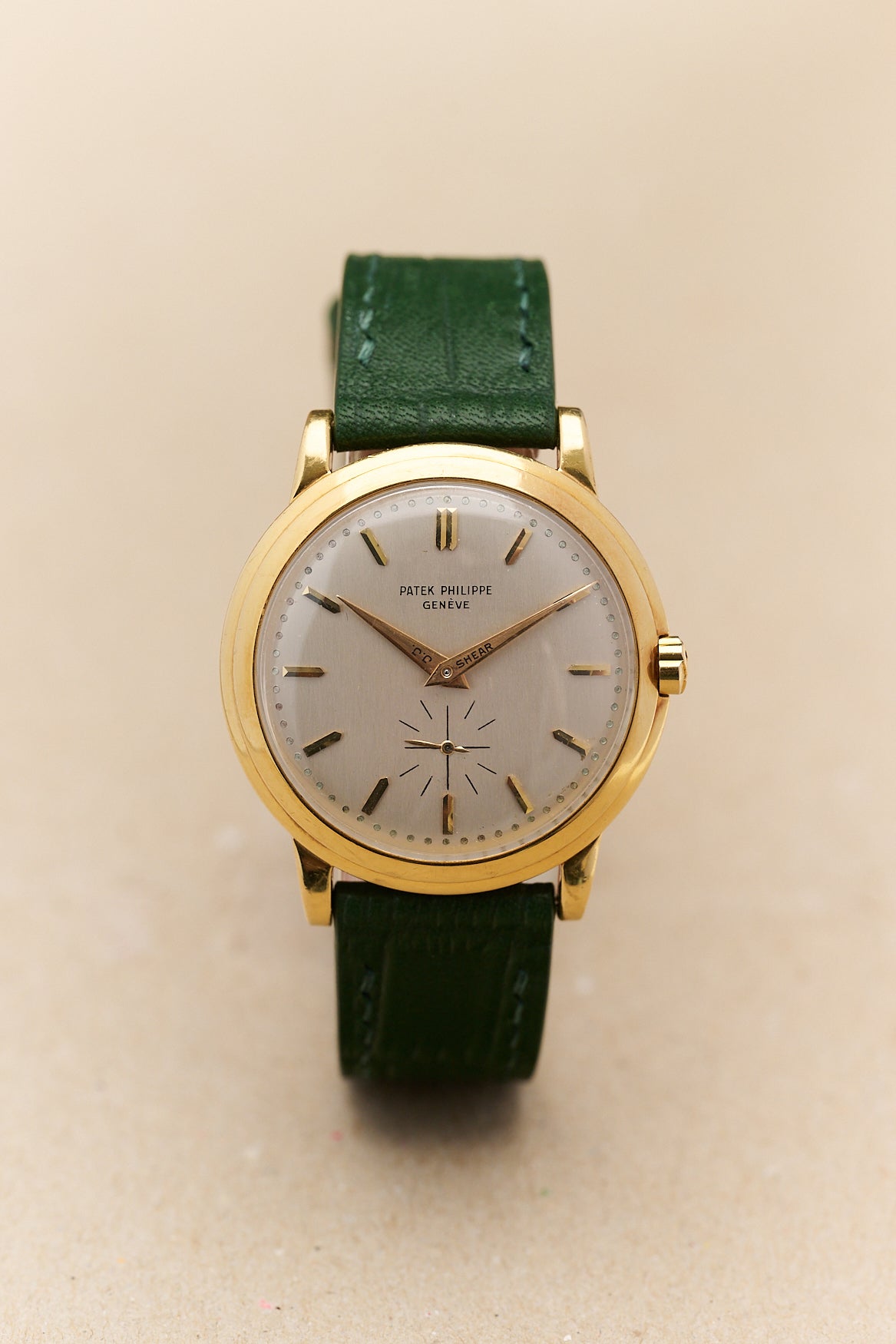 PATEK PHILIPPE CALATRAVA 2552 18K YELLOW GOLD 'DISCO VOLANTE'