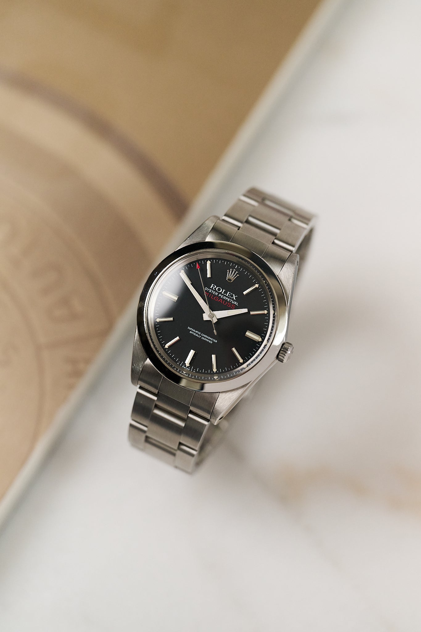 ROLEX 1019 MILGAUSS 'BLACK DIAL' FULL SET