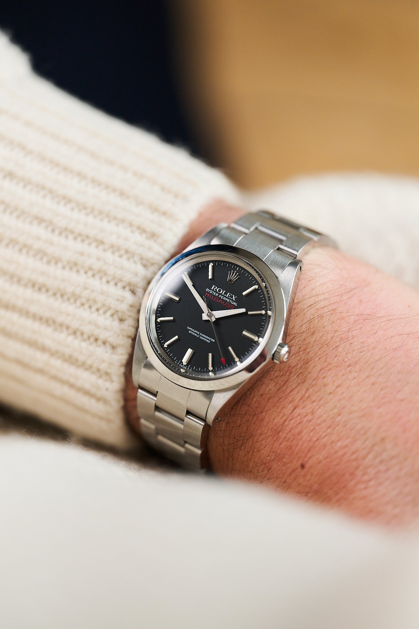 ROLEX 1019 MILGAUSS 'BLACK DIAL' FULL SET