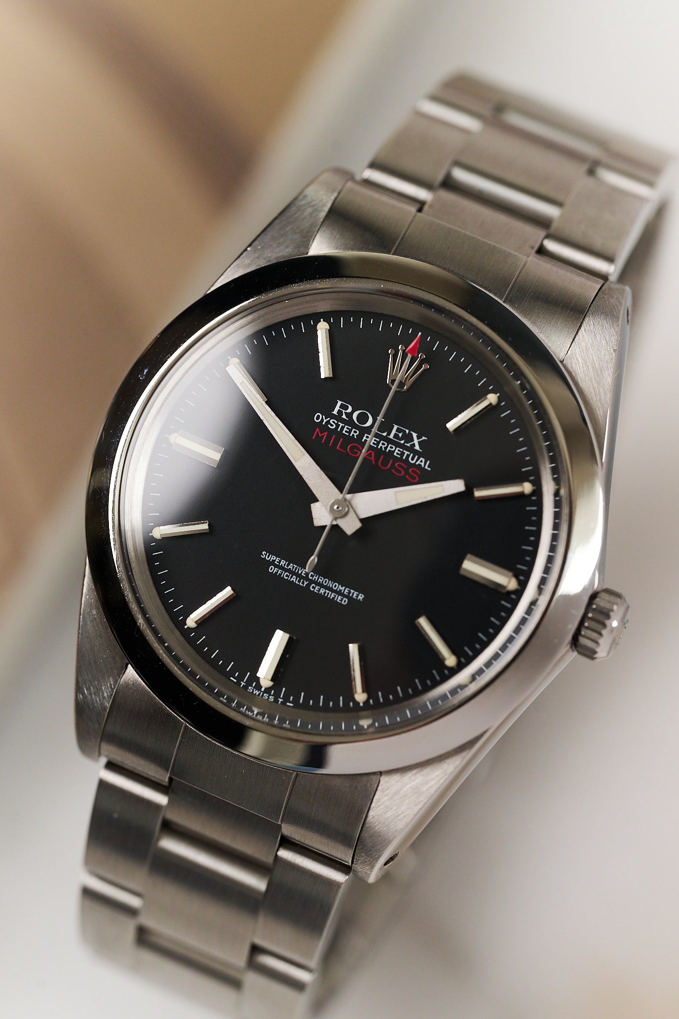 ROLEX 1019 MILGAUSS 'BLACK DIAL' FULL SET