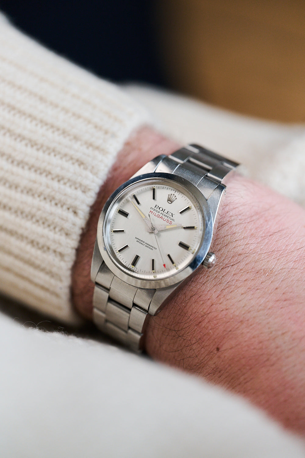 ROLEX 1019 MILGAUSS 'SILVER DIAL'