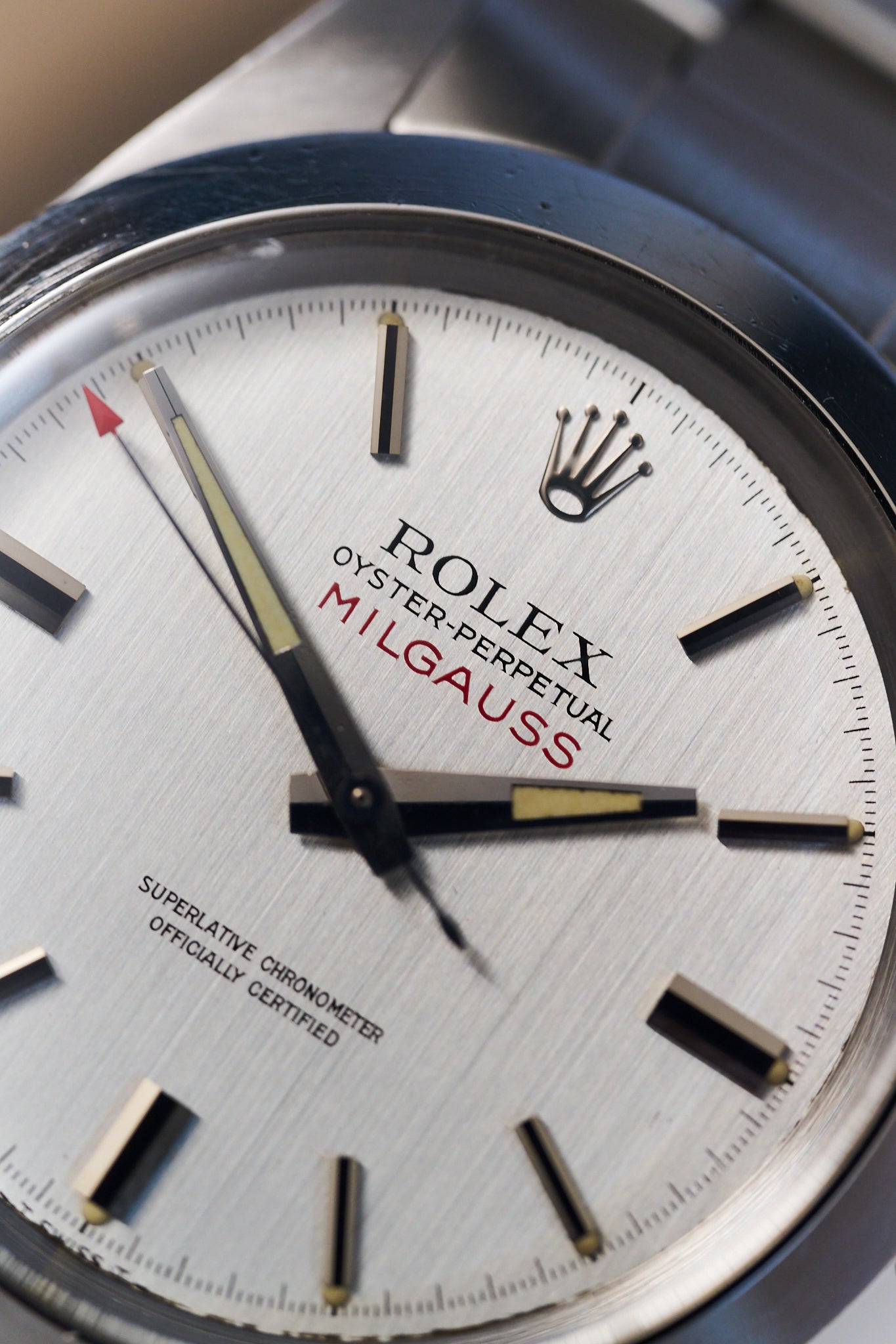 ROLEX 1019 MILGAUSS 'SILVER DIAL' FULL SET
