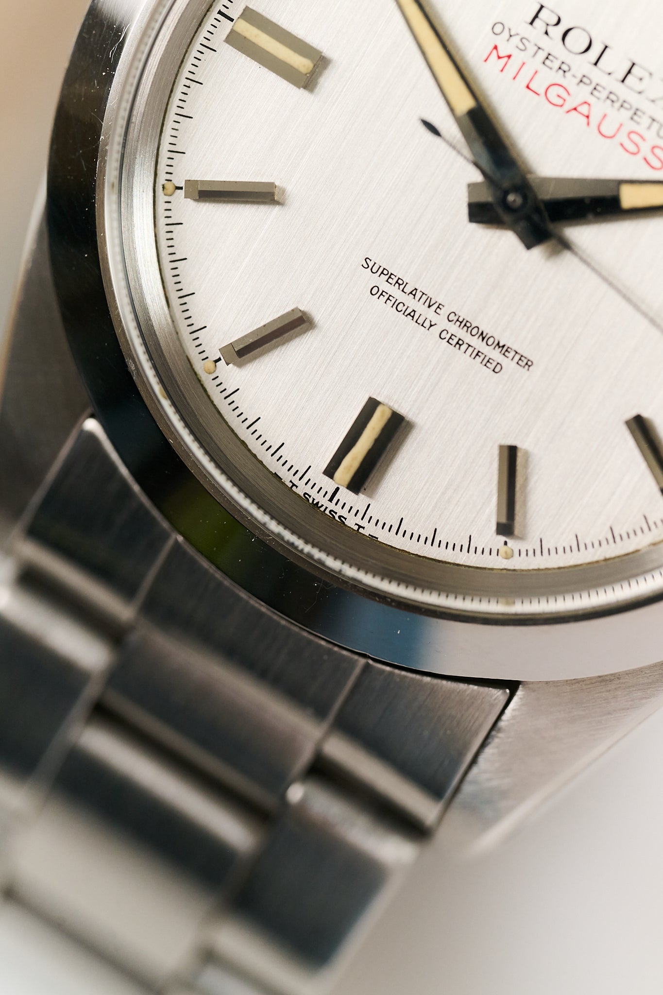 ROLEX 1019 MILGAUSS 'SILVER DIAL' FULL SET