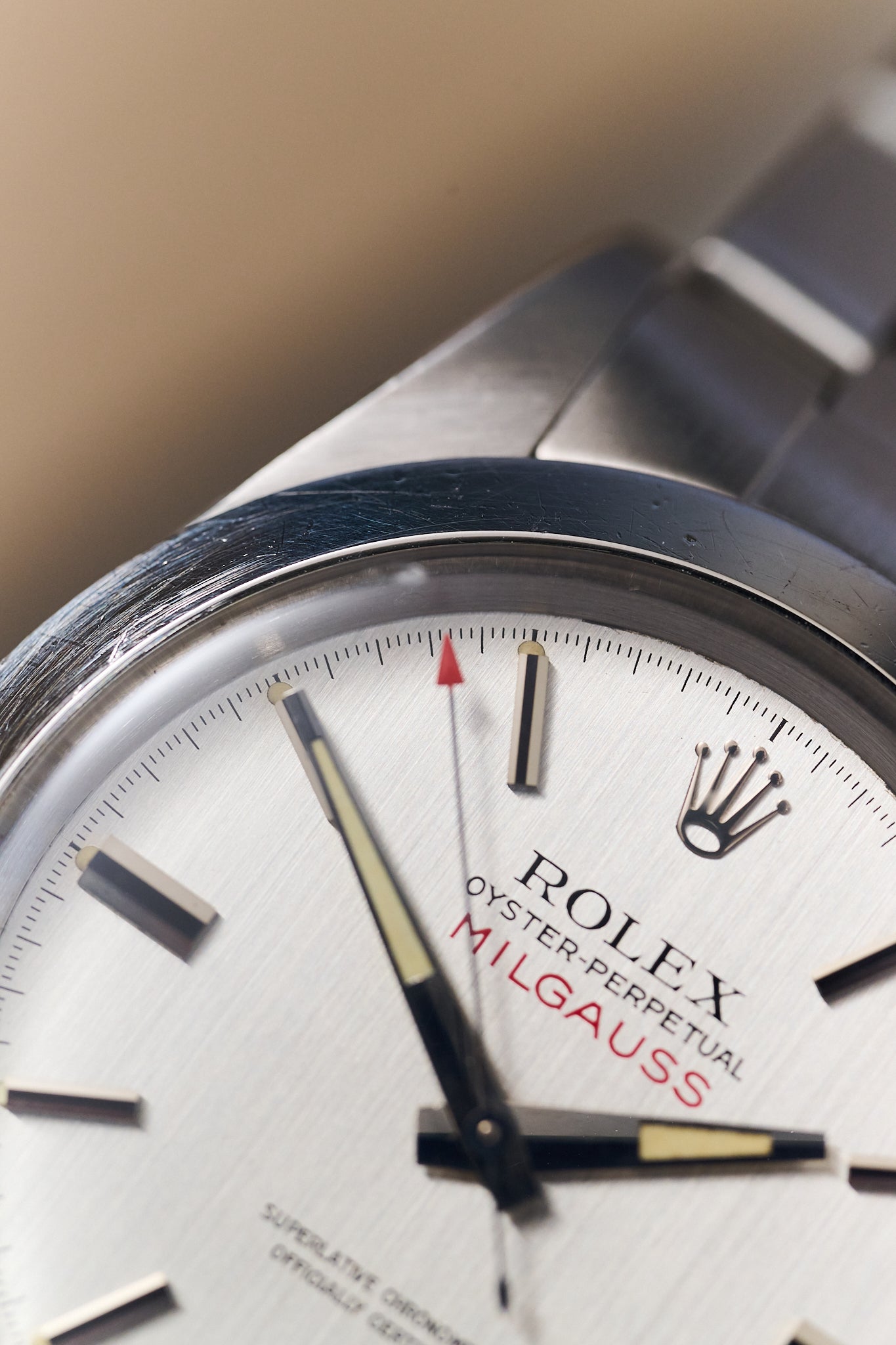 ROLEX 1019 MILGAUSS 'SILVER DIAL' FULL SET