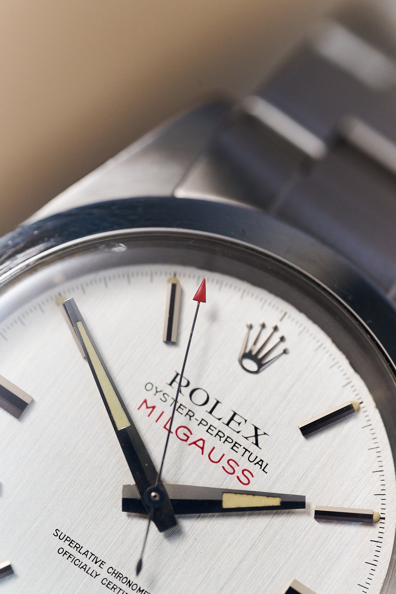 ROLEX 1019 MILGAUSS 'SILVER DIAL' FULL SET
