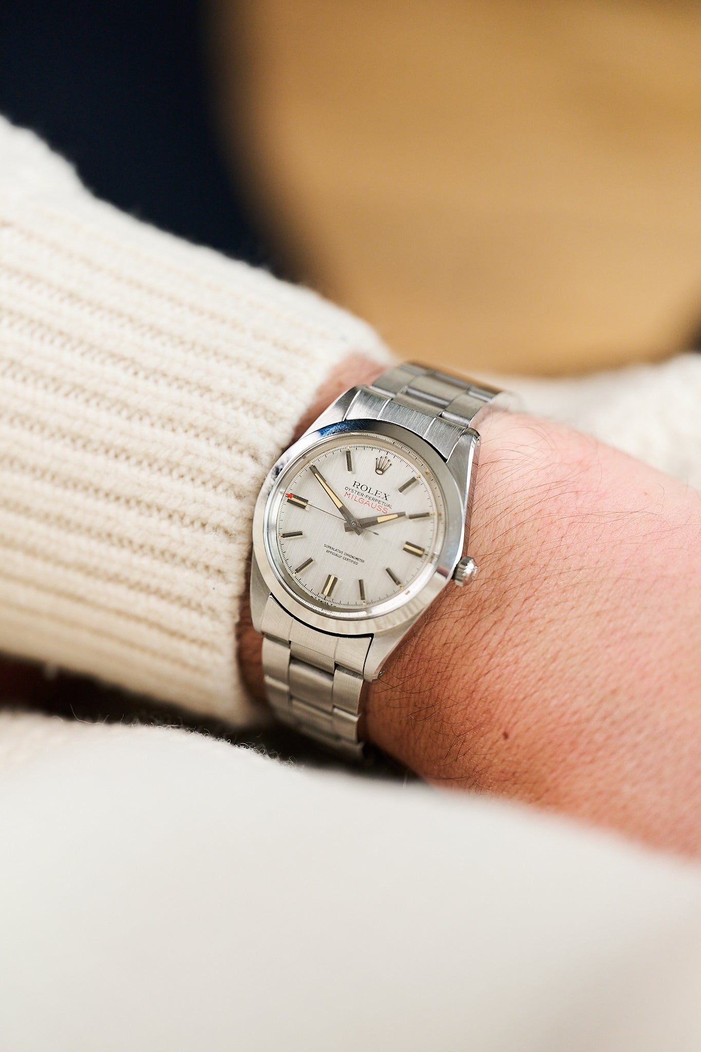 ROLEX 1019 MILGAUSS 'SILVER DIAL' FULL SET