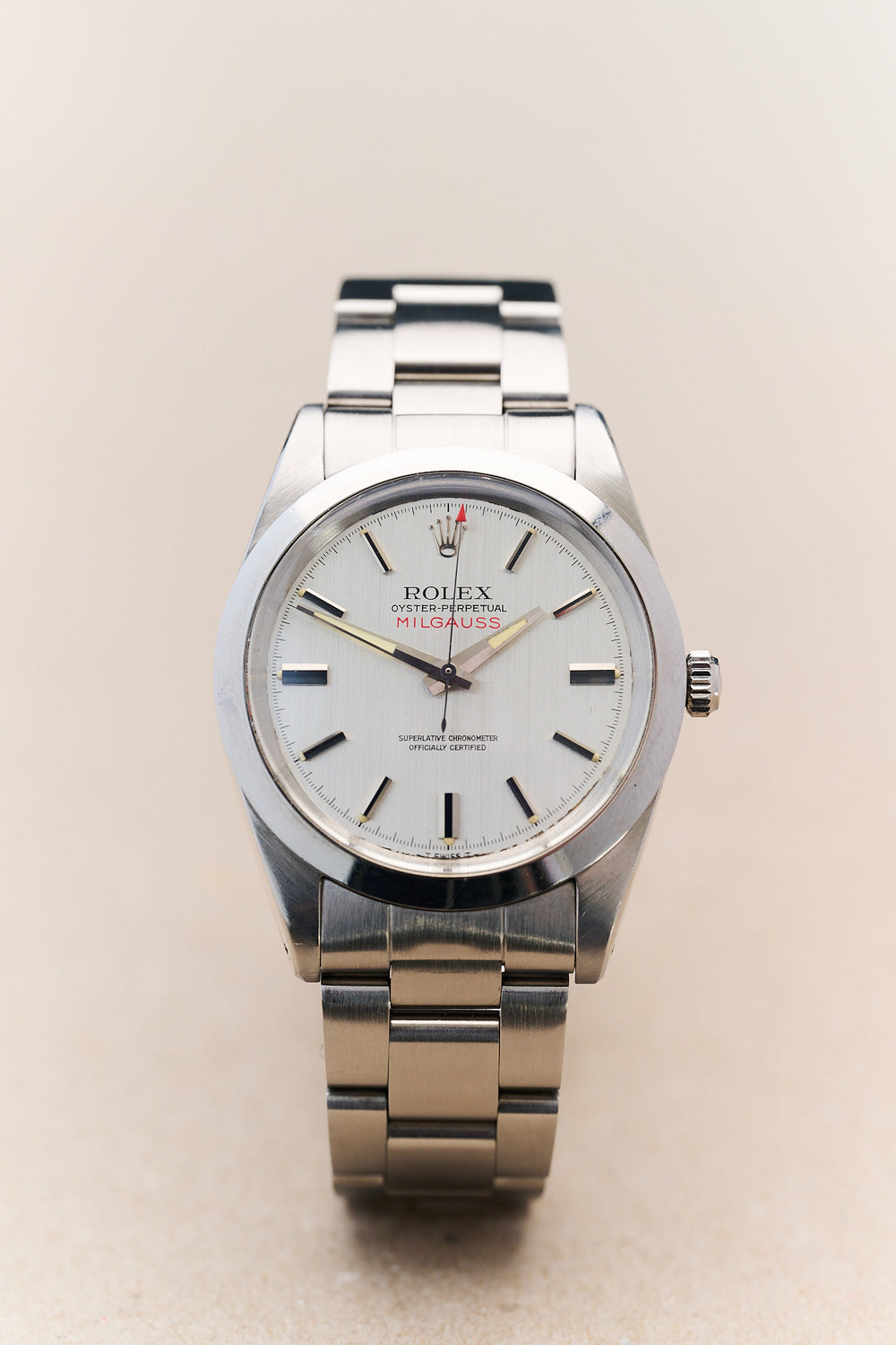 ROLEX 1019 MILGAUSS 'SILVER DIAL' FULL SET