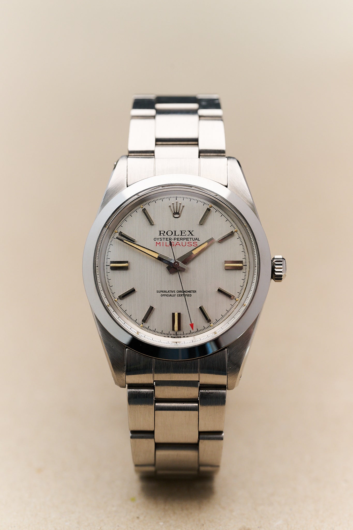 ROLEX 1019 MILGAUSS 'SILVER DIAL' FULL SET