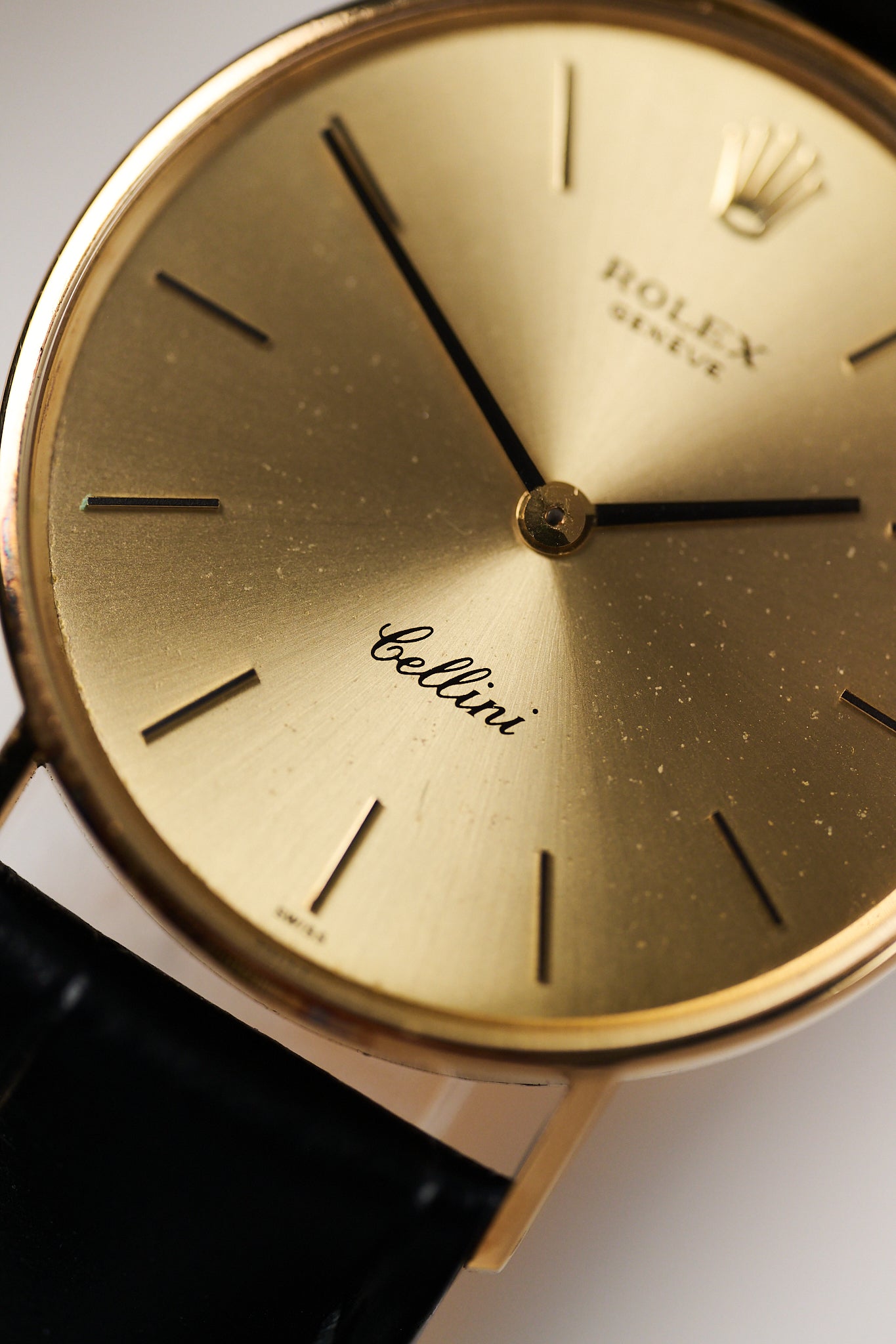ROLEX CELLINI 3833 18K YELLOW GOLD 'CHAMPAGNE DIAL'
