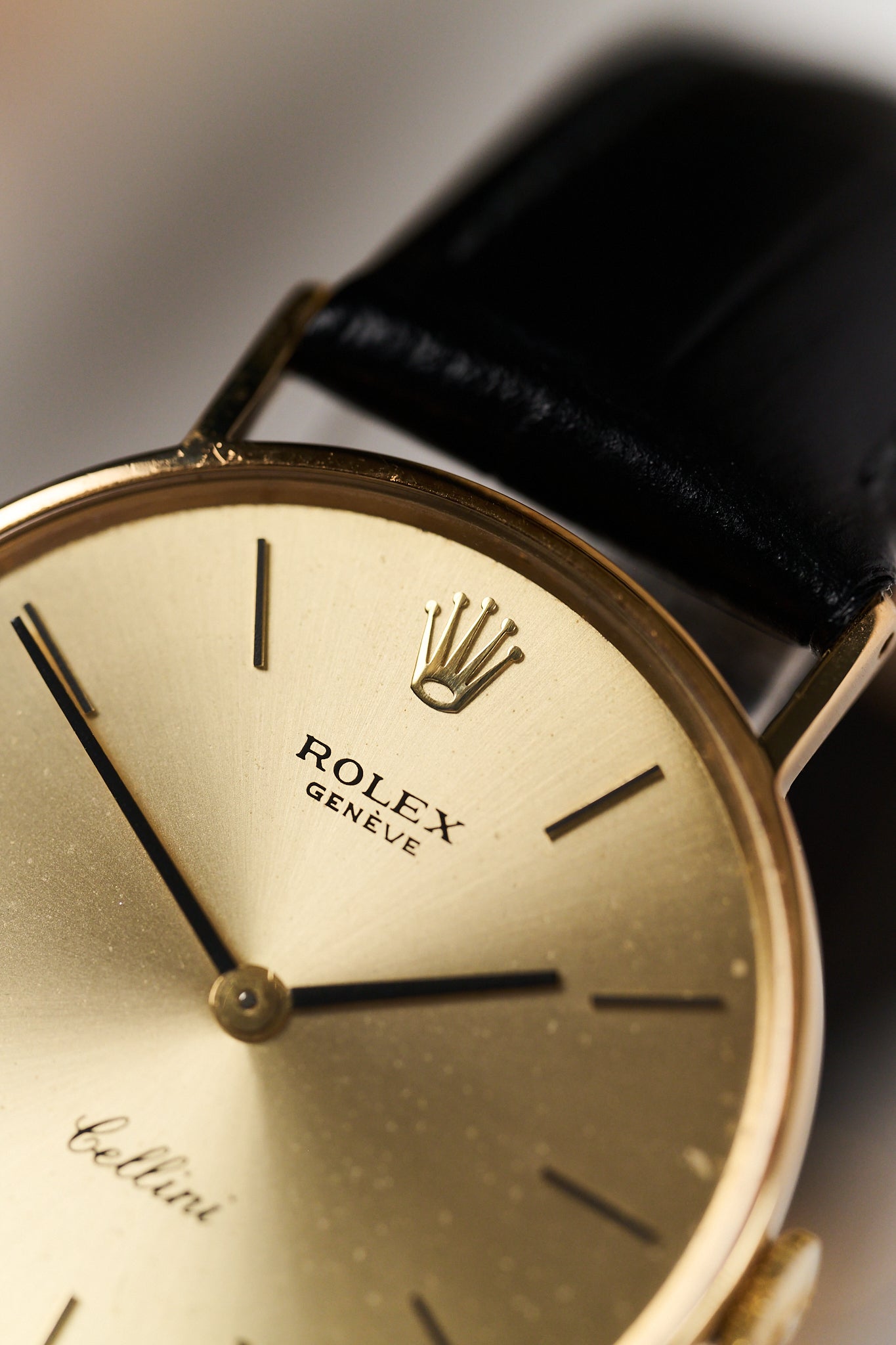 ROLEX CELLINI 3833 18K YELLOW GOLD 'CHAMPAGNE DIAL'
