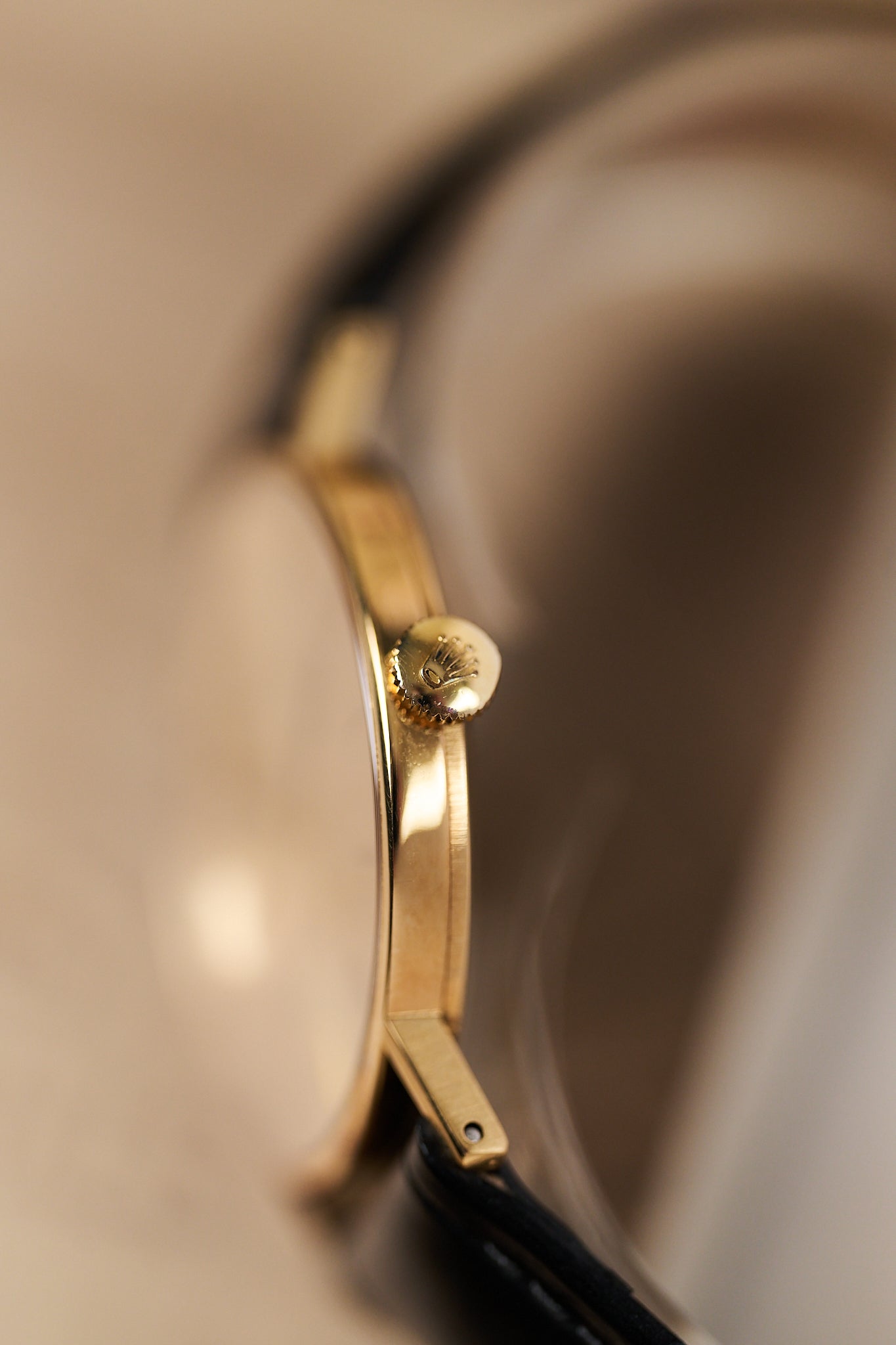 ROLEX CELLINI 3833 18K YELLOW GOLD 'CHAMPAGNE DIAL'