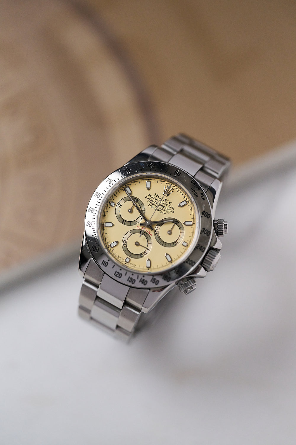 ROLEX COSMOGRAPH DAYTONA 116520 'LEMON DIAL'