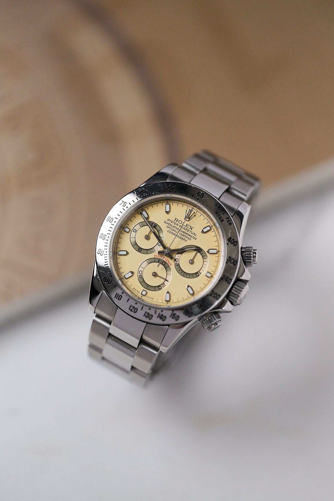 ROLEX COSMOGRAPH DAYTONA 116520 'LEMON DIAL'
