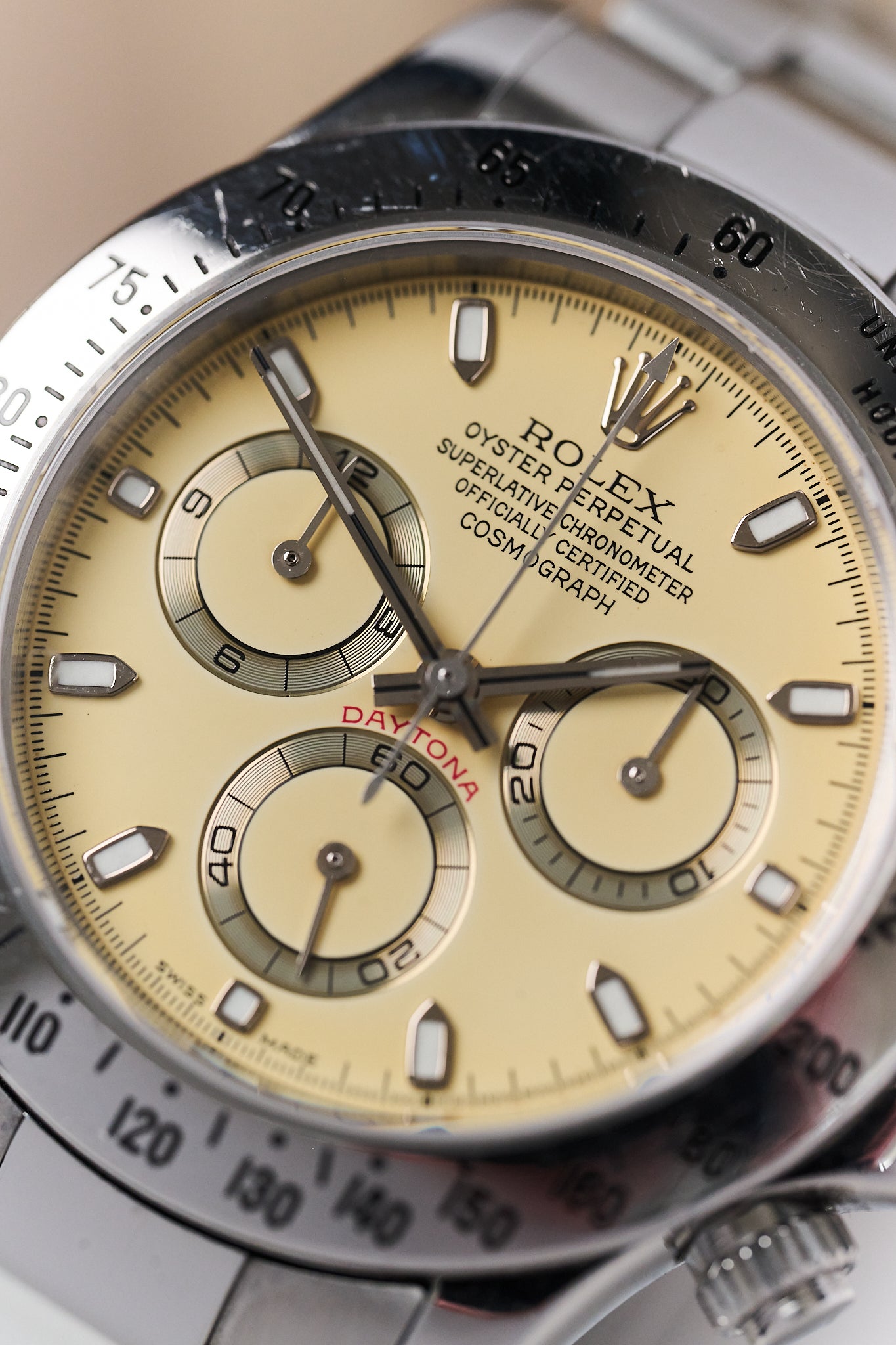 ROLEX COSMOGRAPH DAYTONA 116520 'LEMON DIAL'