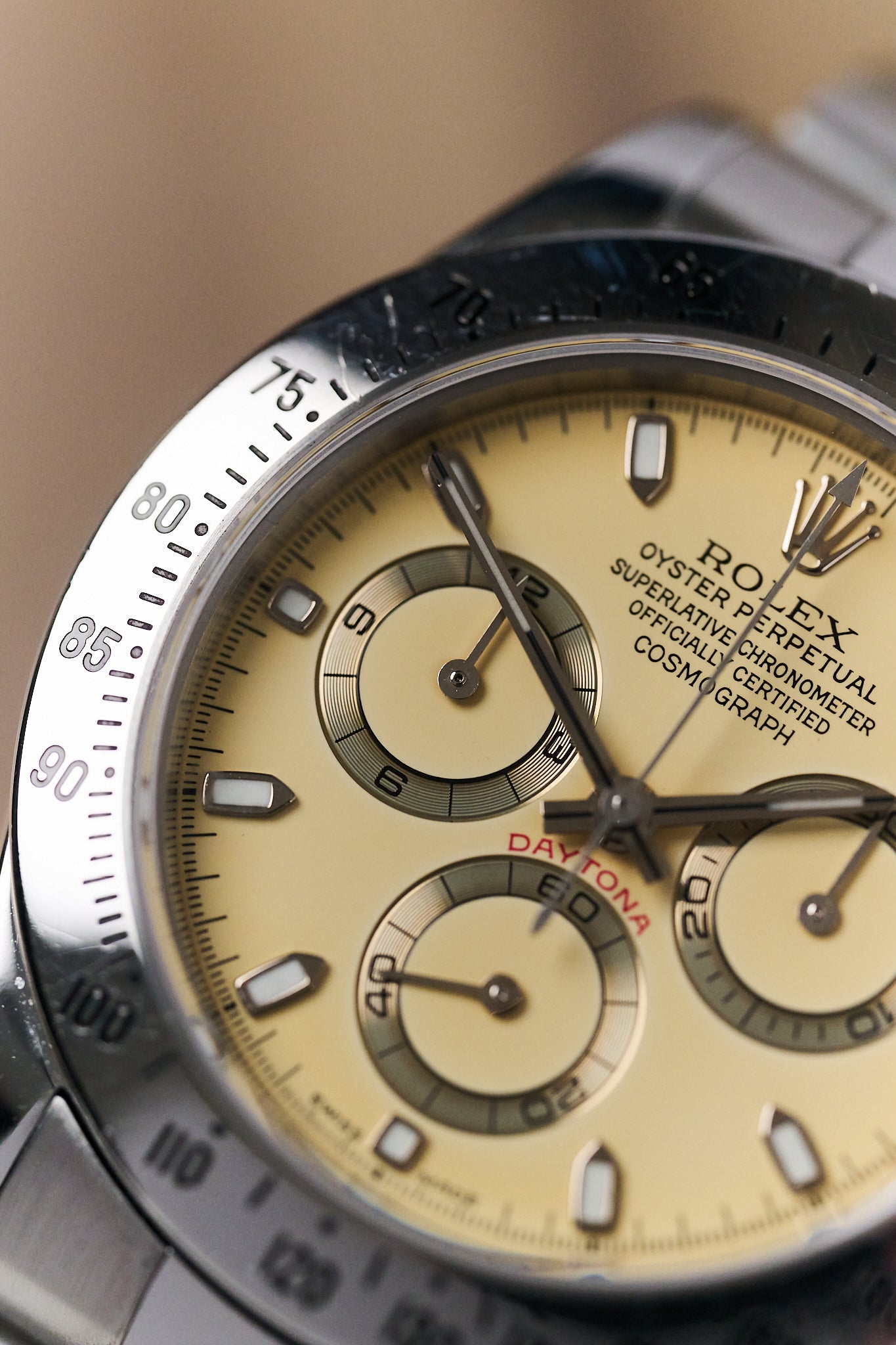 ROLEX COSMOGRAPH DAYTONA 116520 'LEMON DIAL'